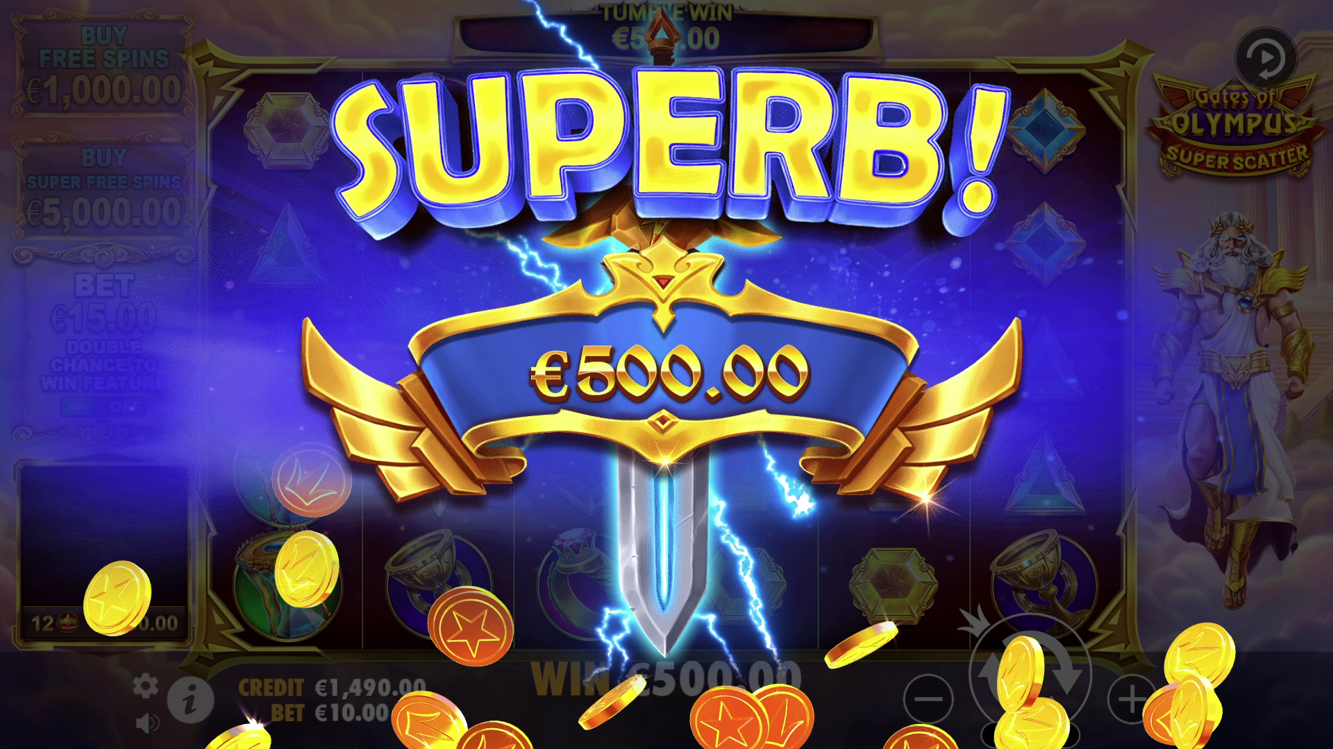 Gates of Olympus Super Scatter - Big win 8