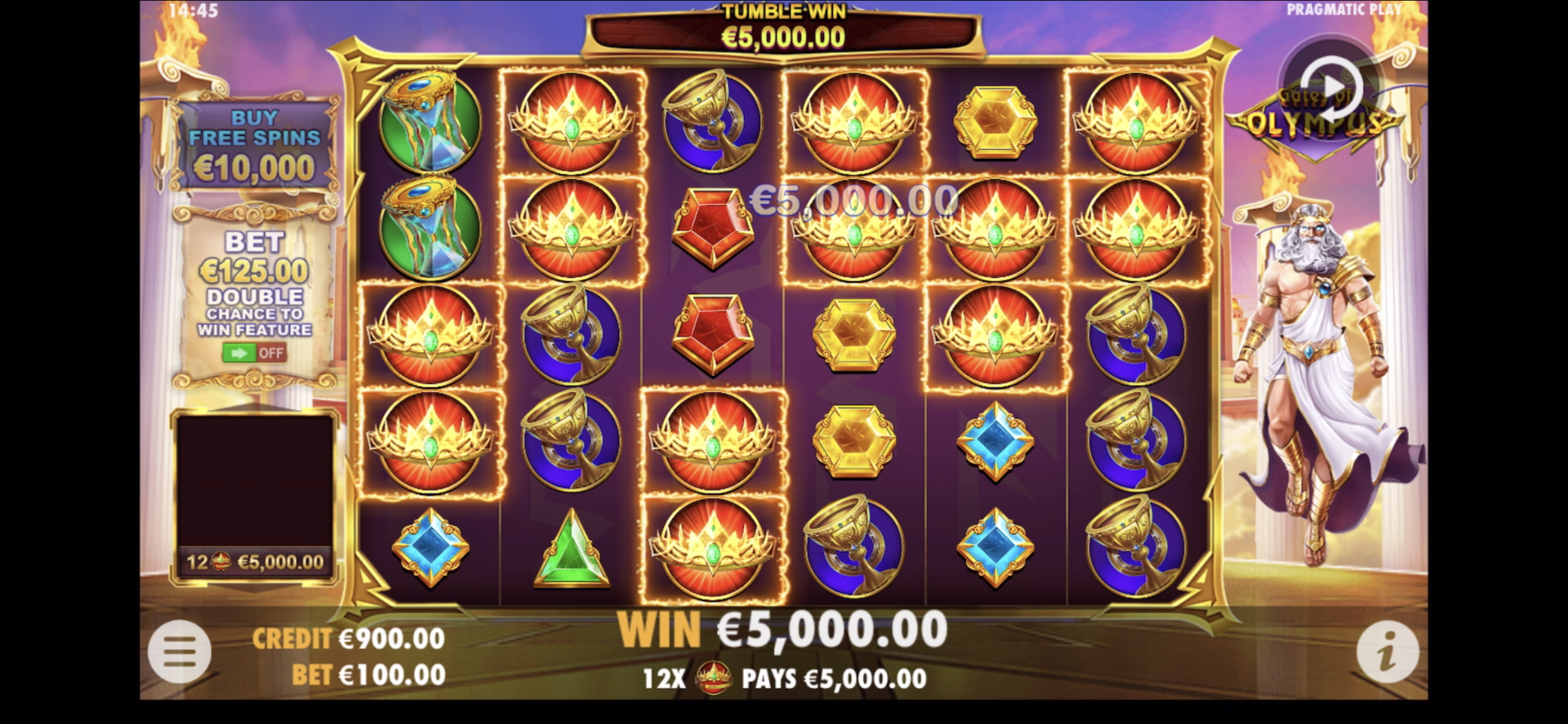 Gates of Olympus - Big win 1
