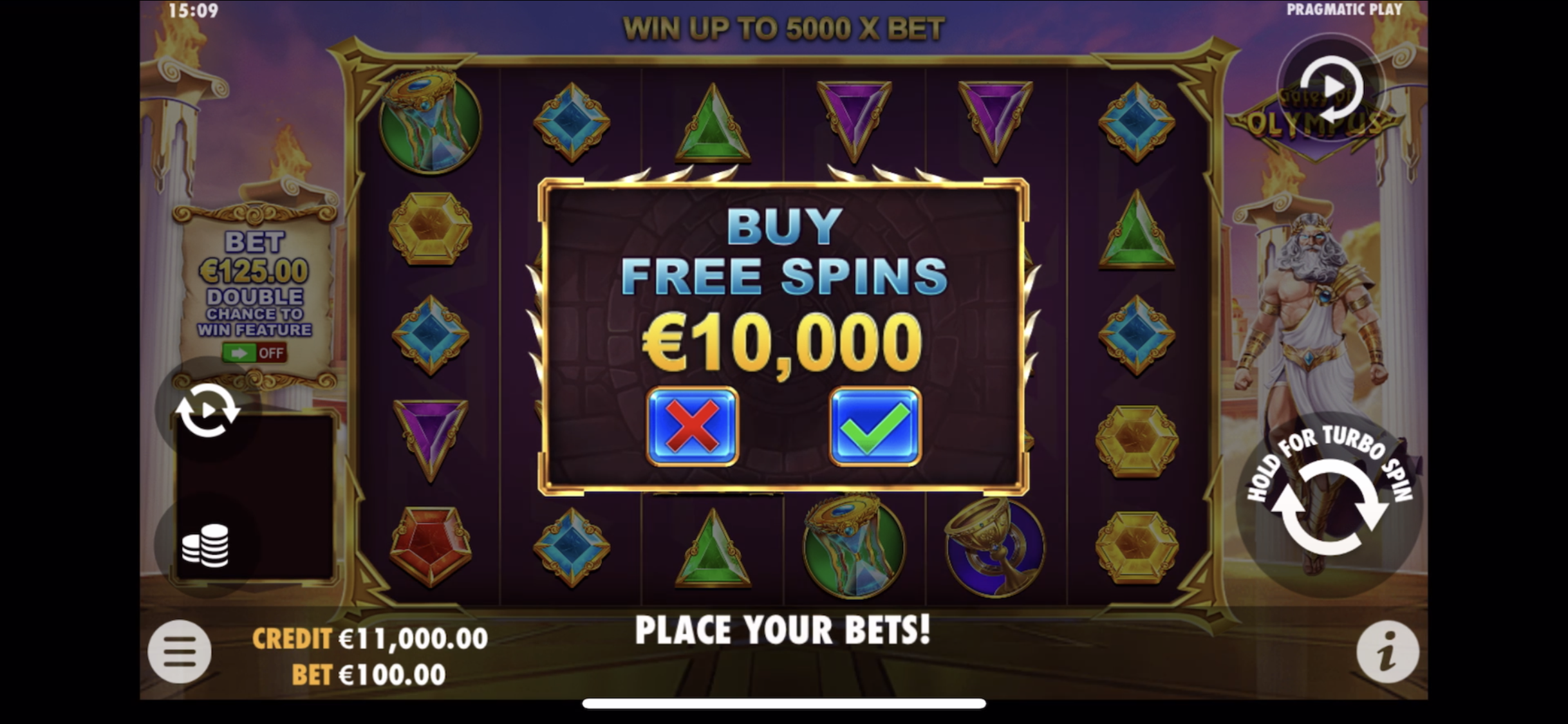 Gates of Olympus - Buy bonus