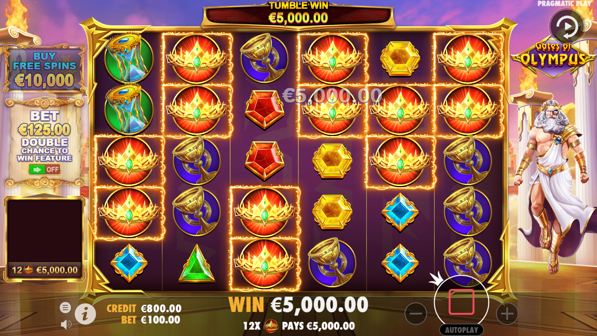 Gates of Olympus - Big win 3