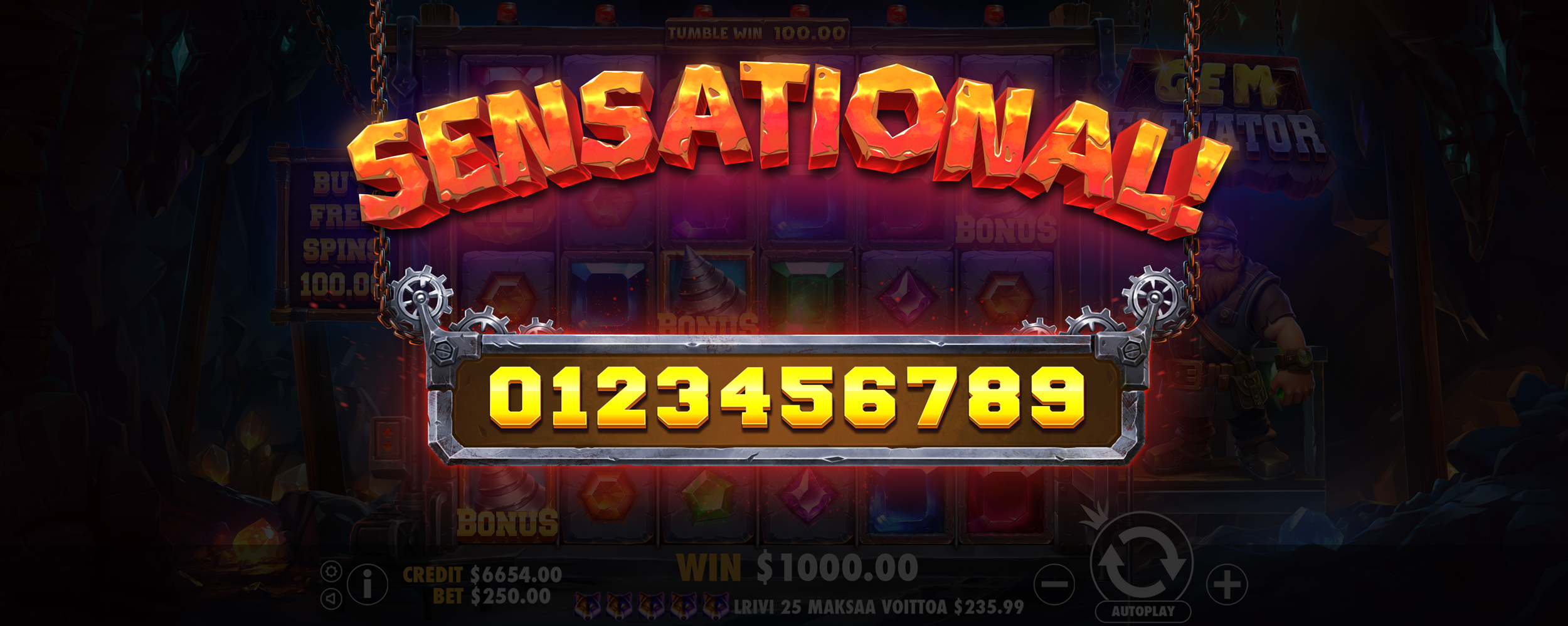 Gem Elevator - Big win 1