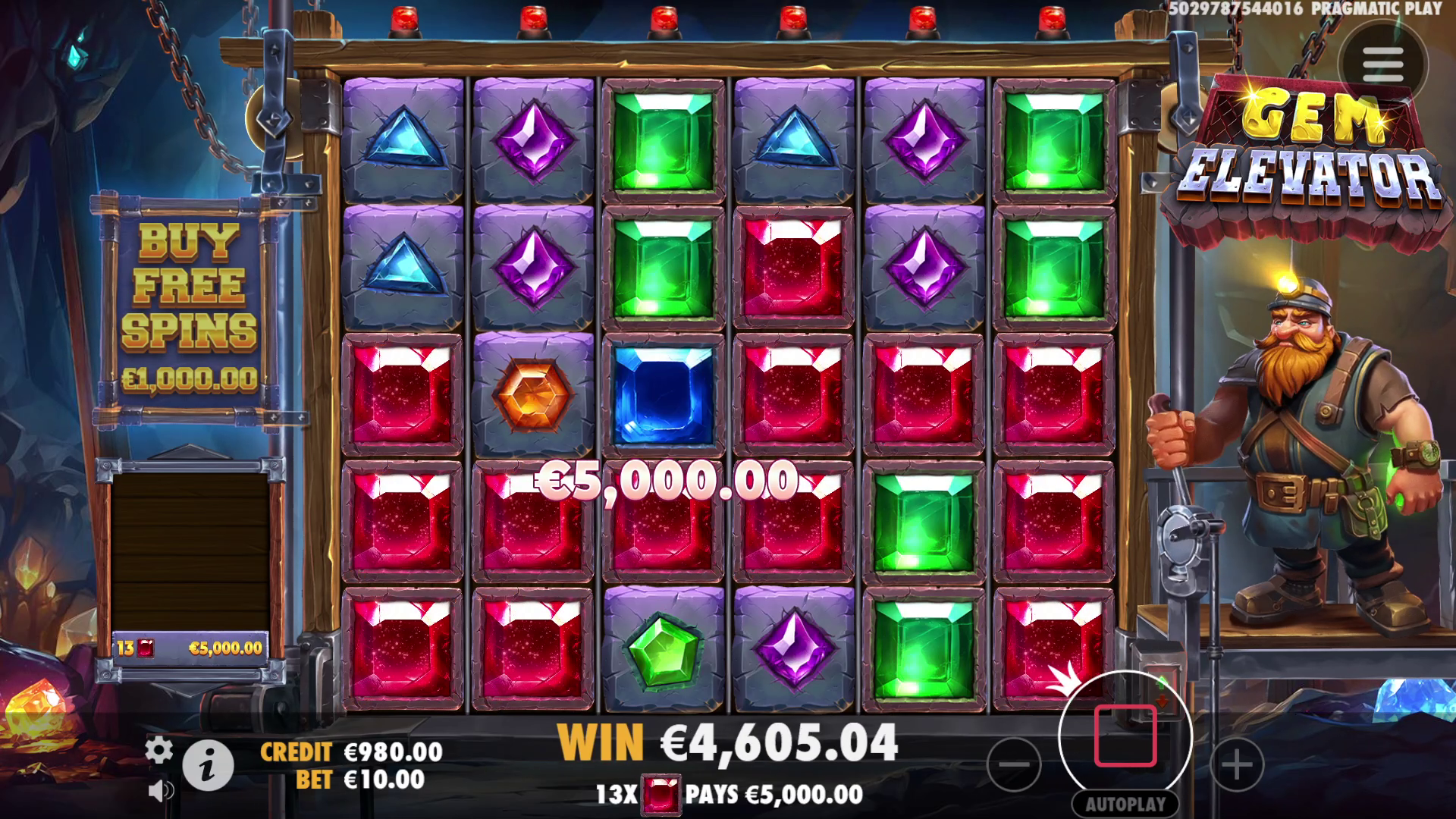 Gem Elevator - Big win 2