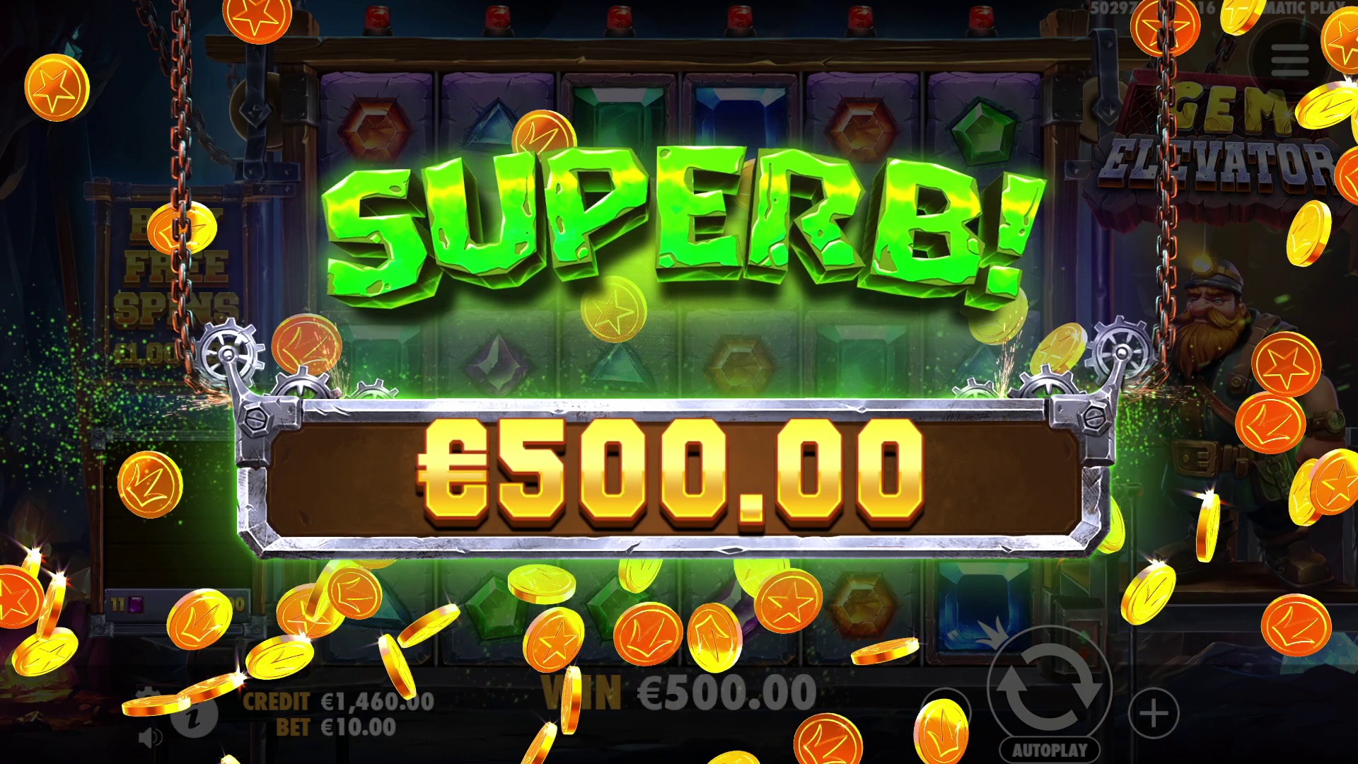 Gem Elevator - Big win 4