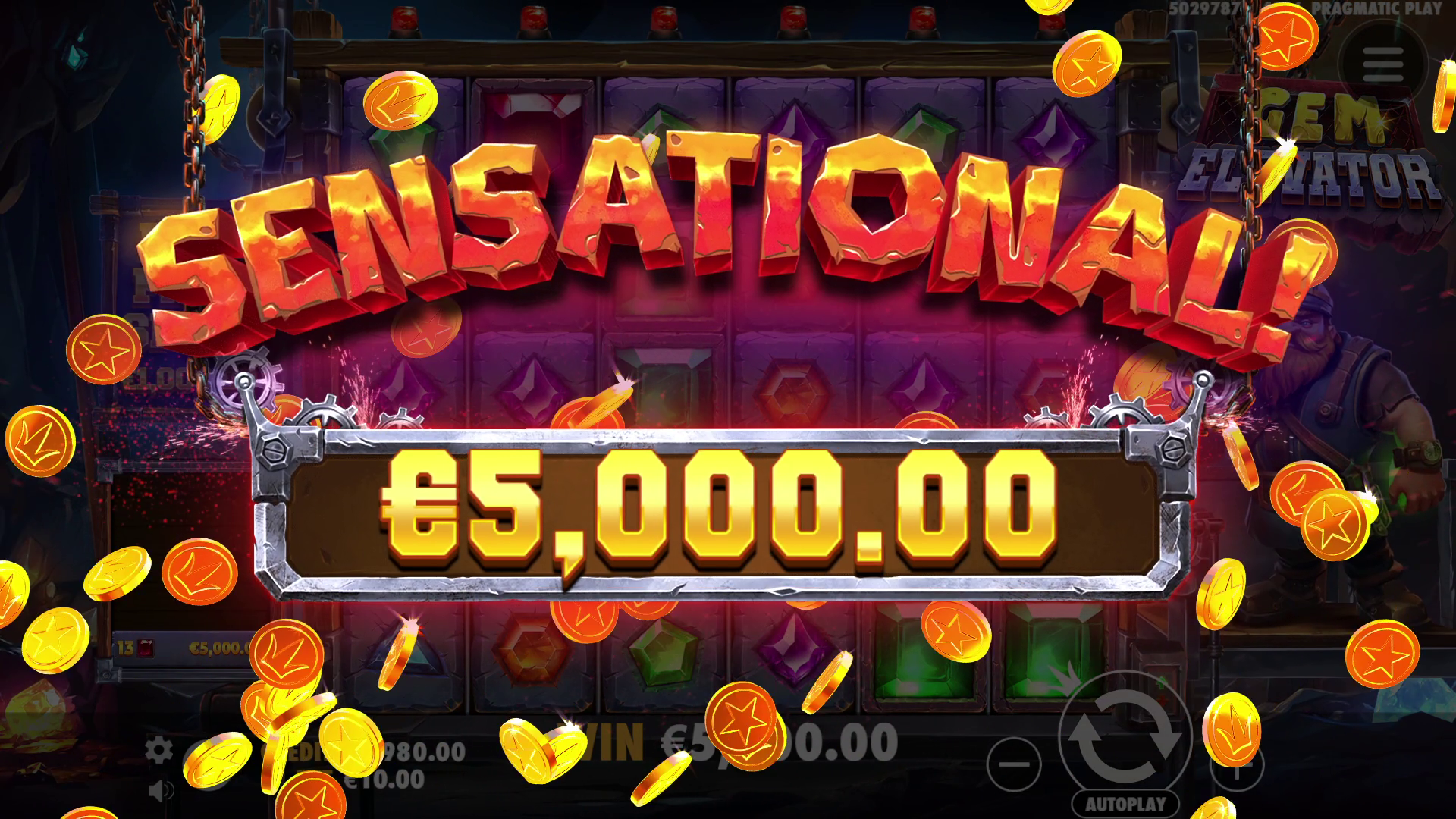 Gem Elevator - Big win 7