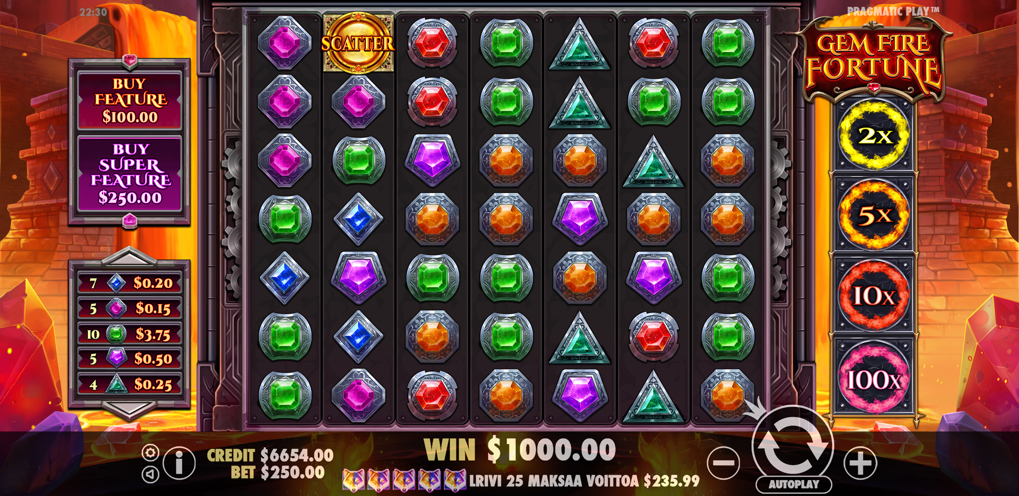 Gem Fire Fortune - Base game 2