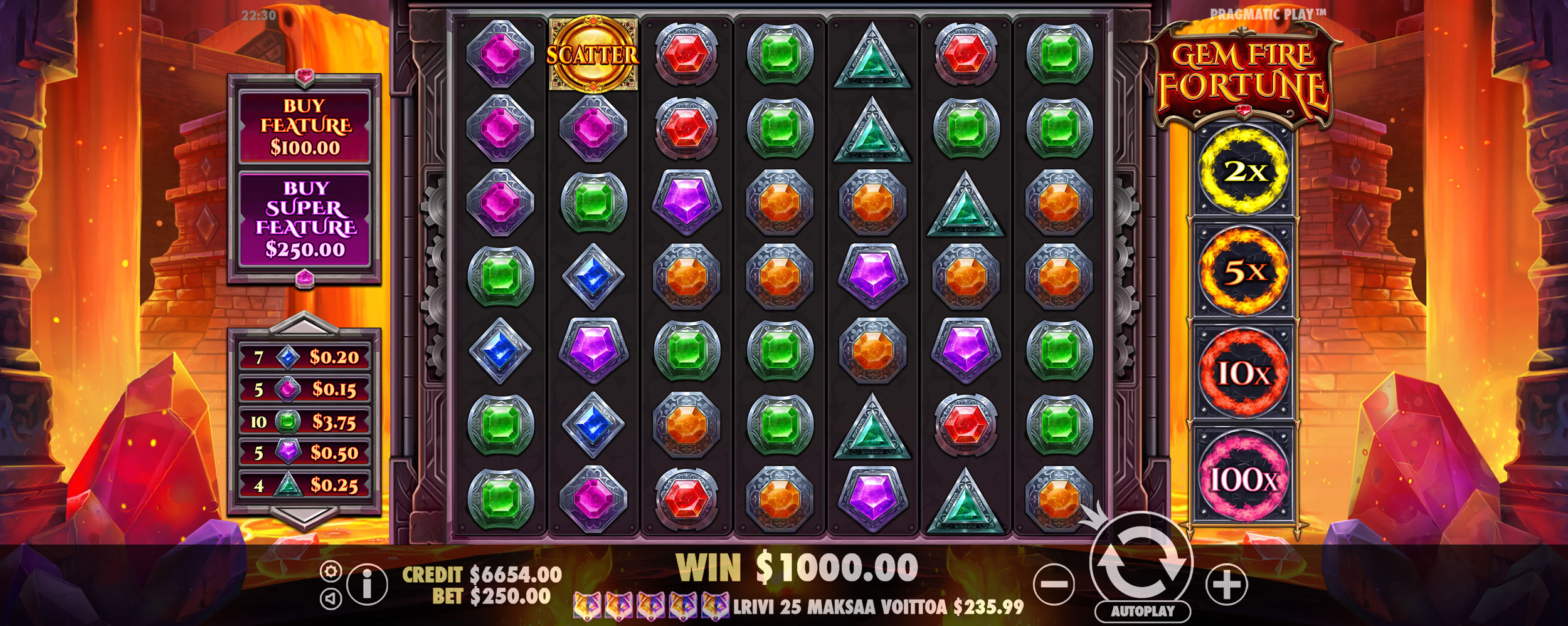 Gem Fire Fortune - Base game 1
