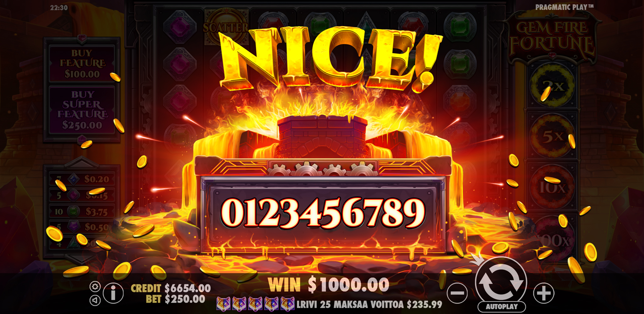 Gem Fire Fortune - Big win 6