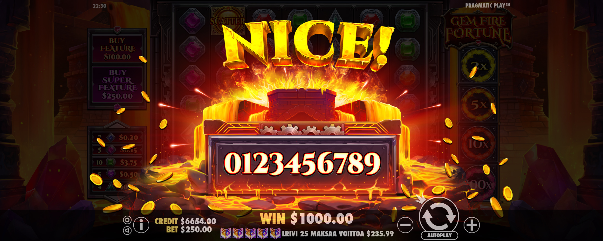 Gem Fire Fortune - Big win 5