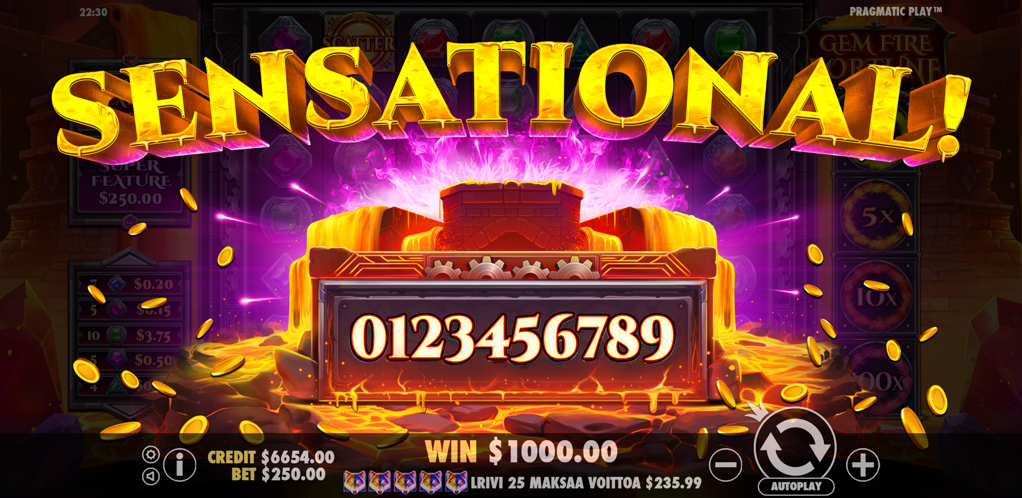 Gem Fire Fortune - Big win 8