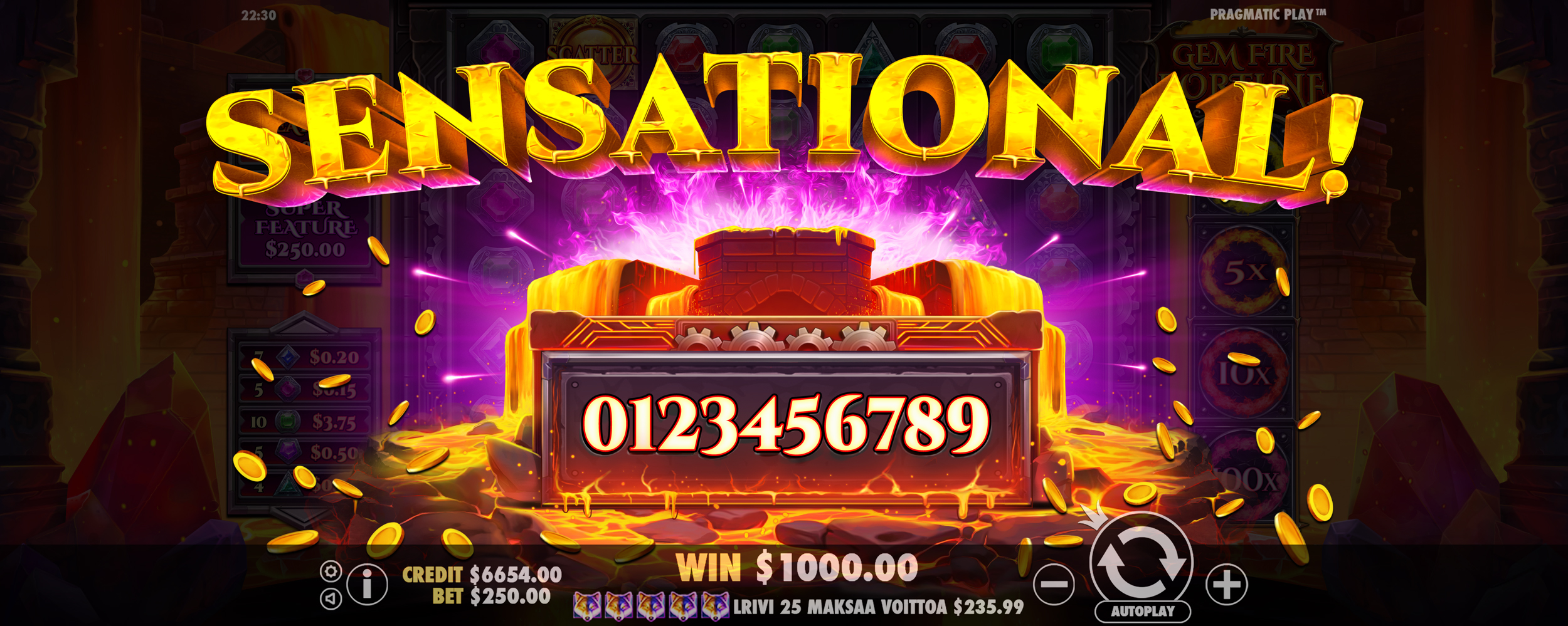 Gem Fire Fortune - Big win 7
