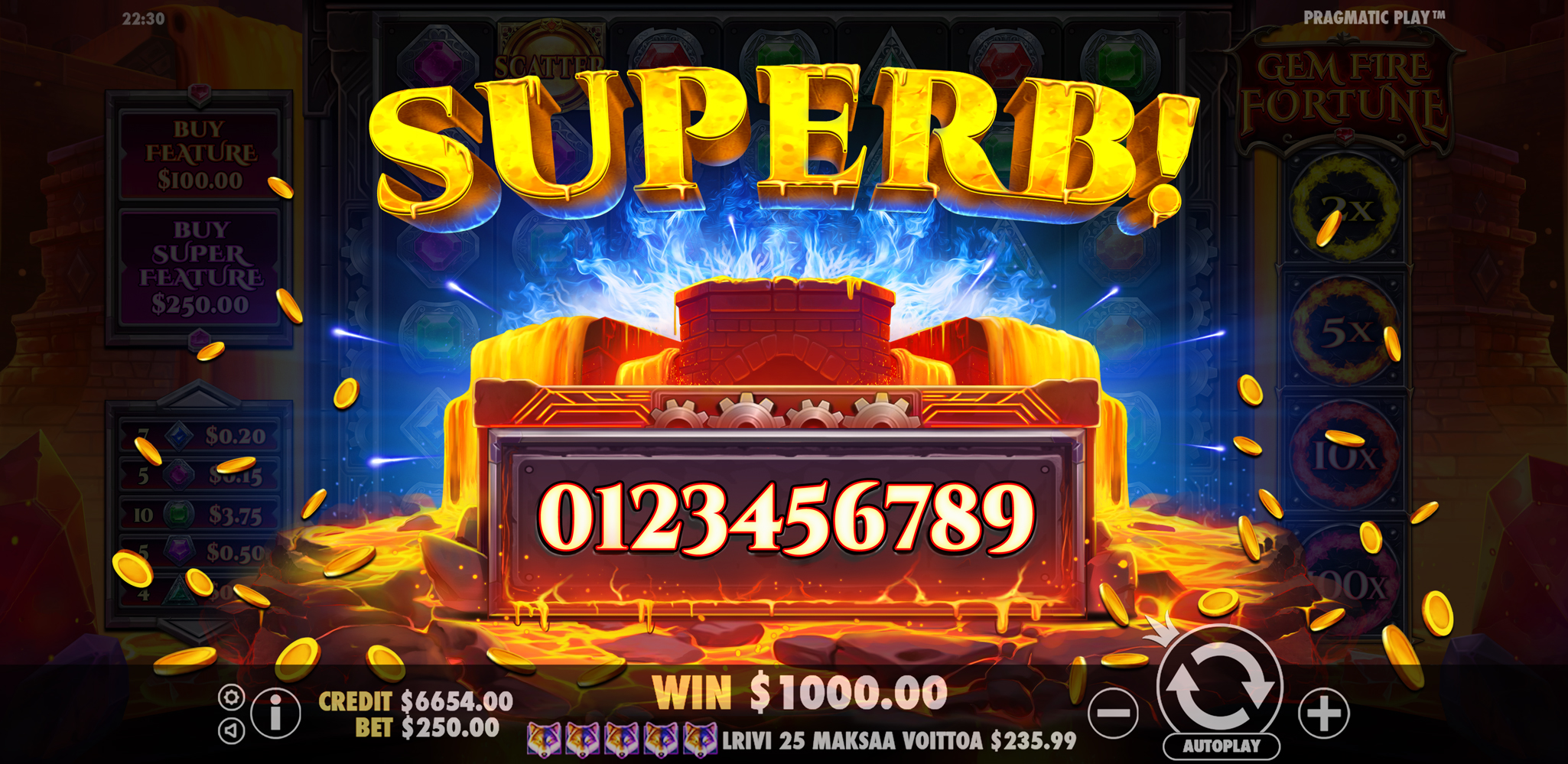 Gem Fire Fortune - Big win 10