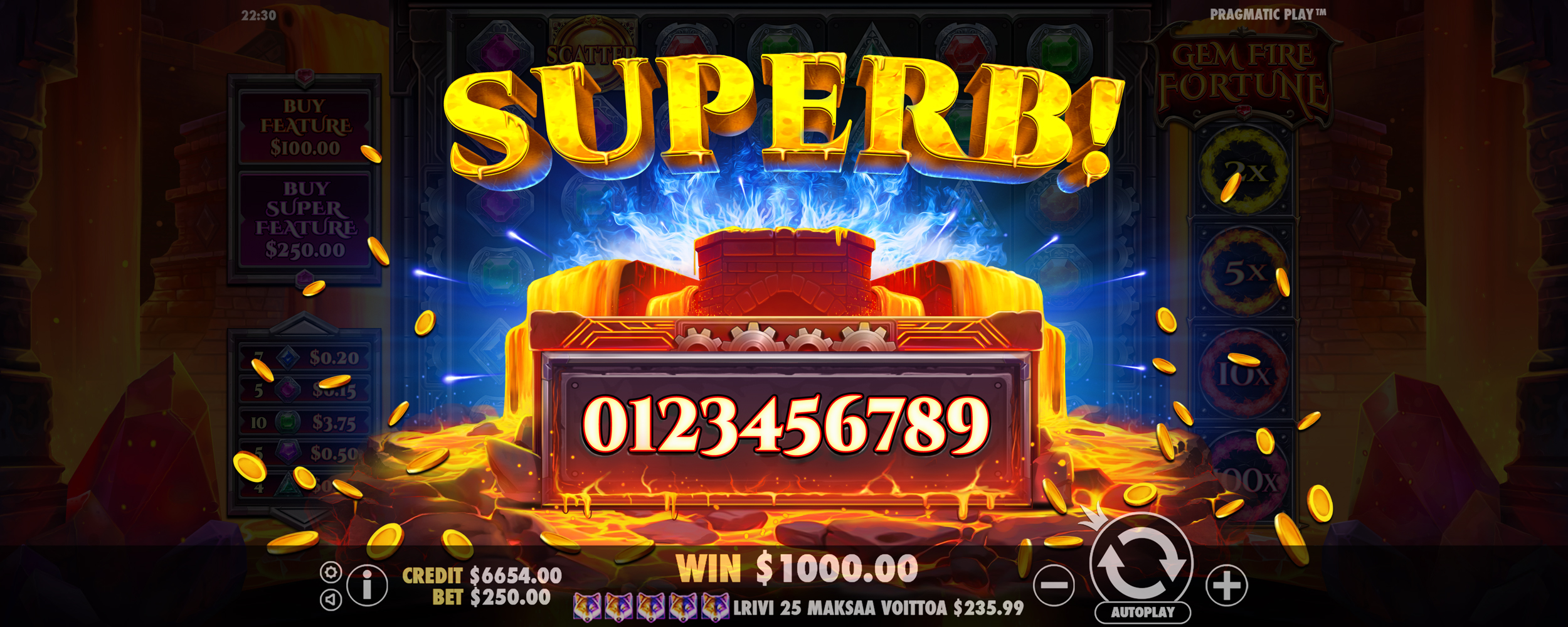 Gem Fire Fortune - Big win 9