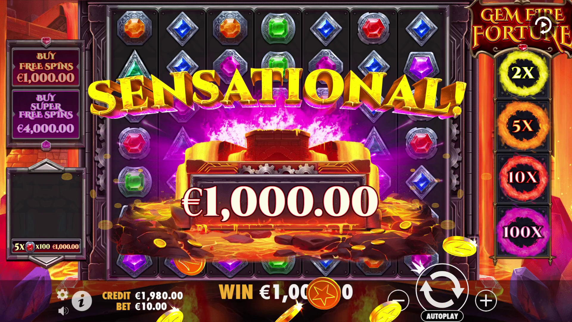 Gem Fire Fortune - Big win 2