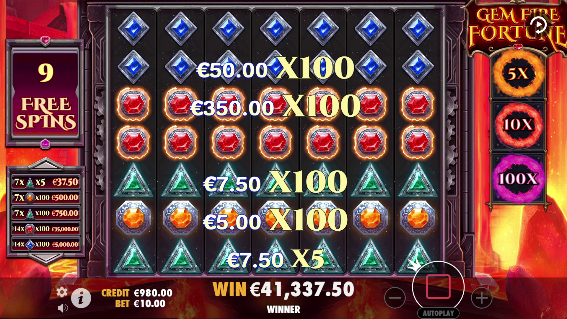 Gem Fire Fortune - Free spins 5