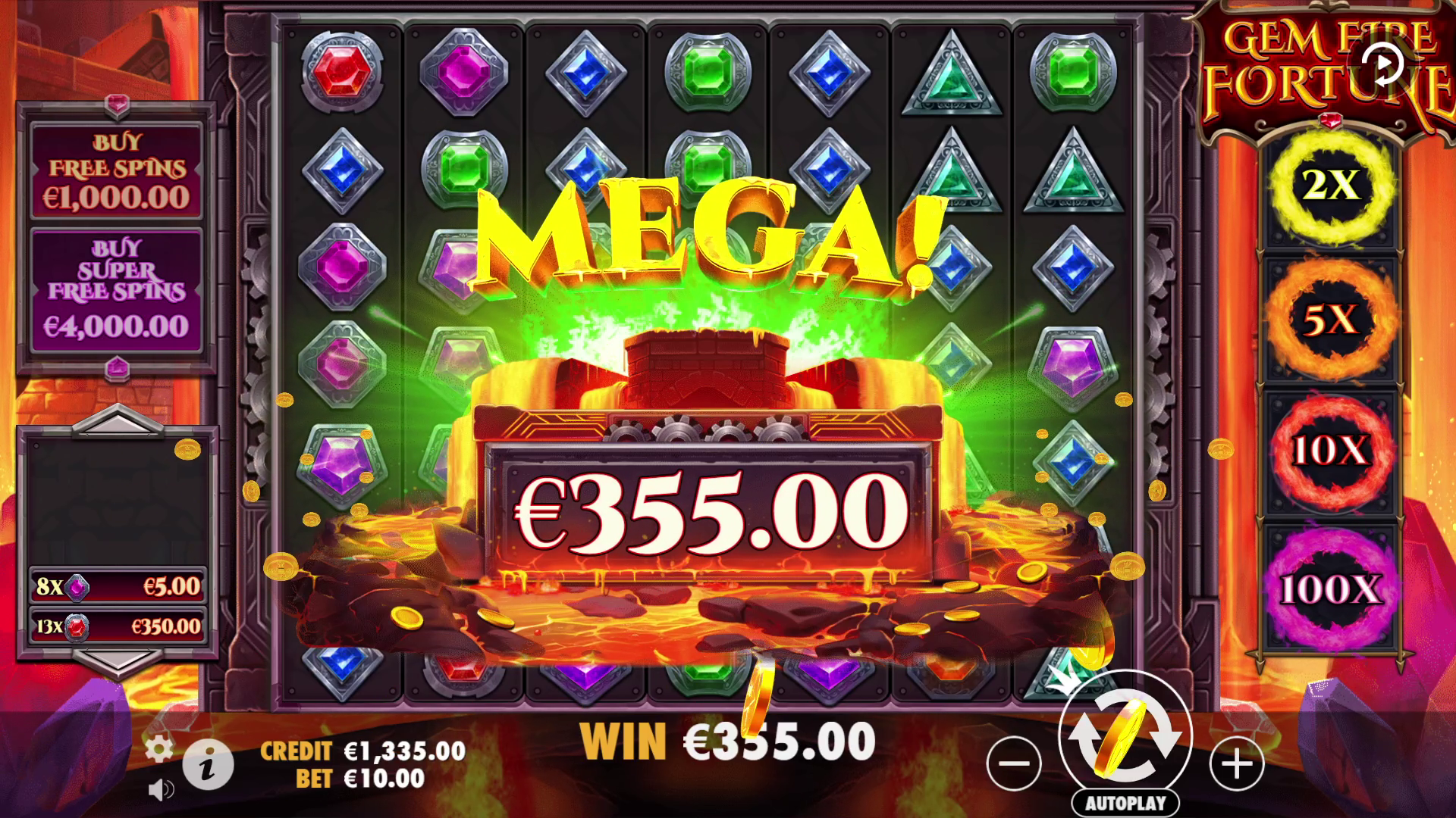 Gem Fire Fortune - Big win 16