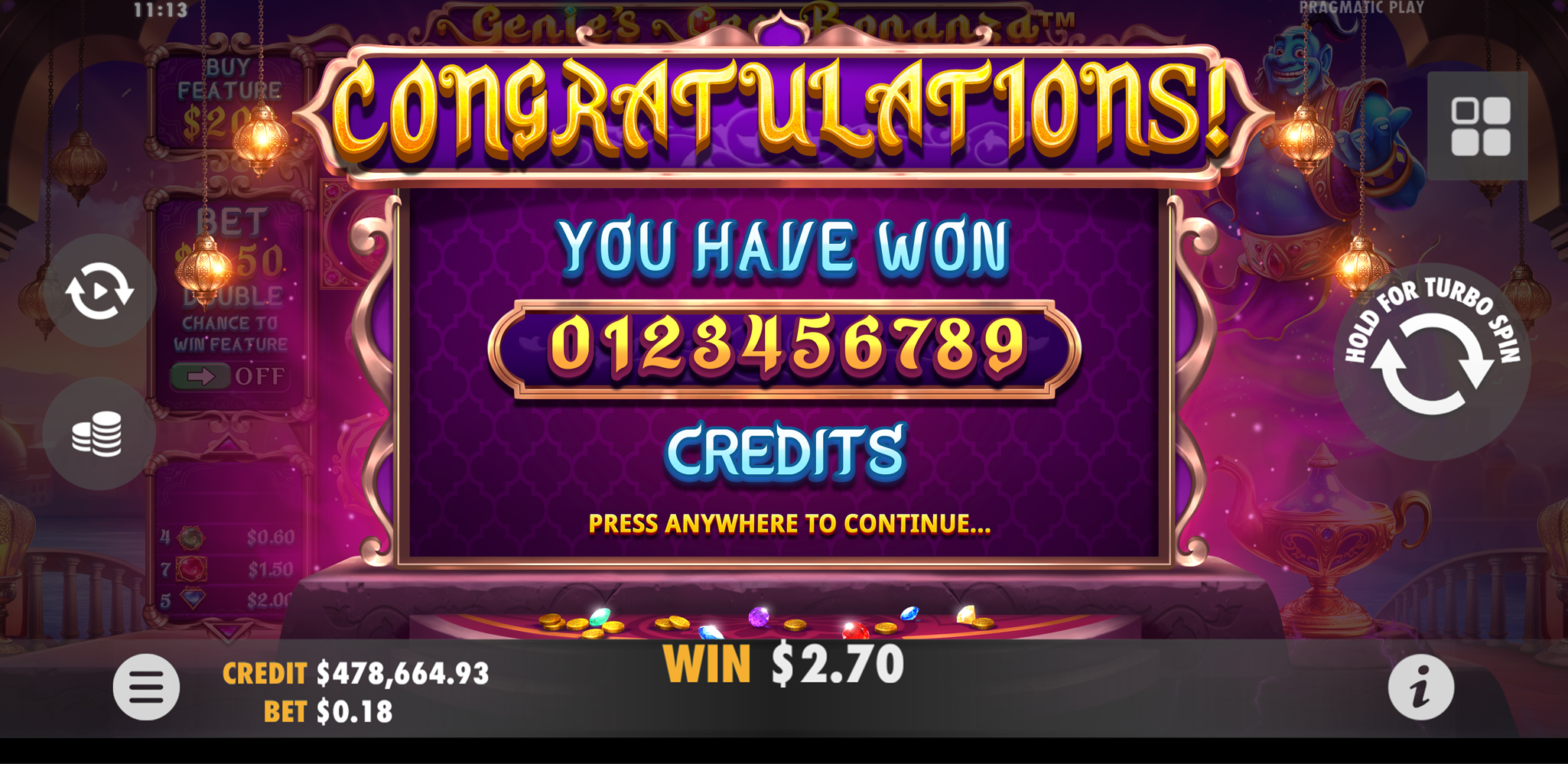 Genie's Gem Bonanza - Banner 3