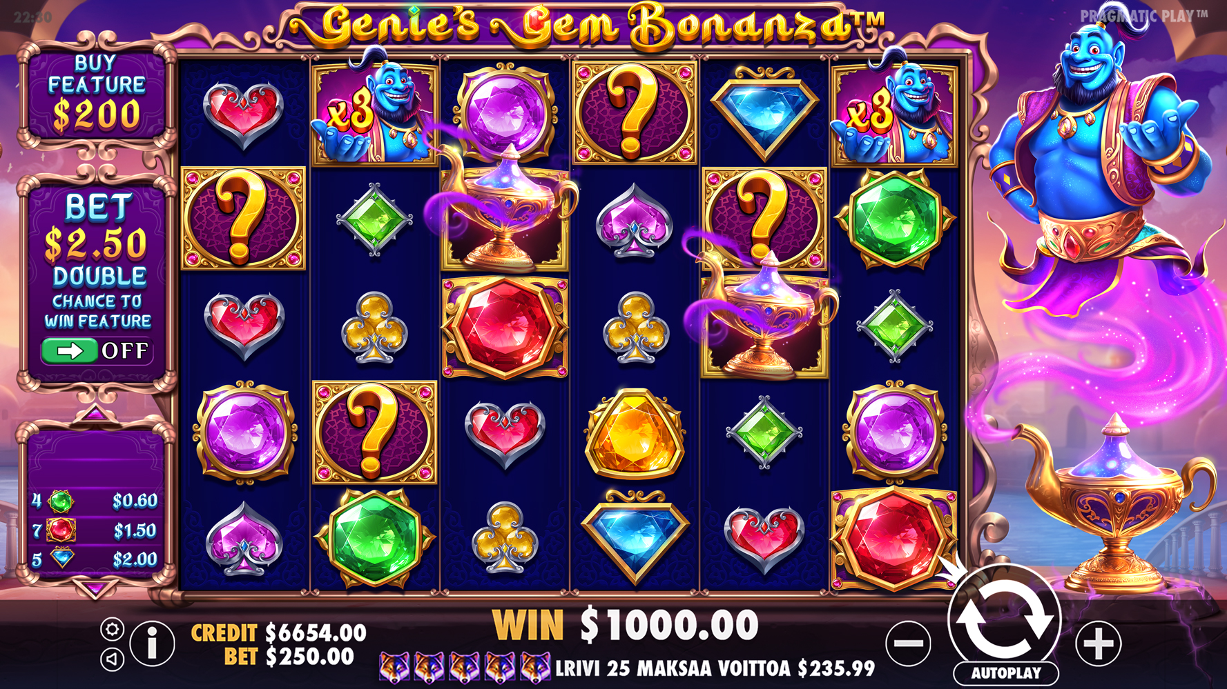 Genie's Gem Bonanza - Base game 1