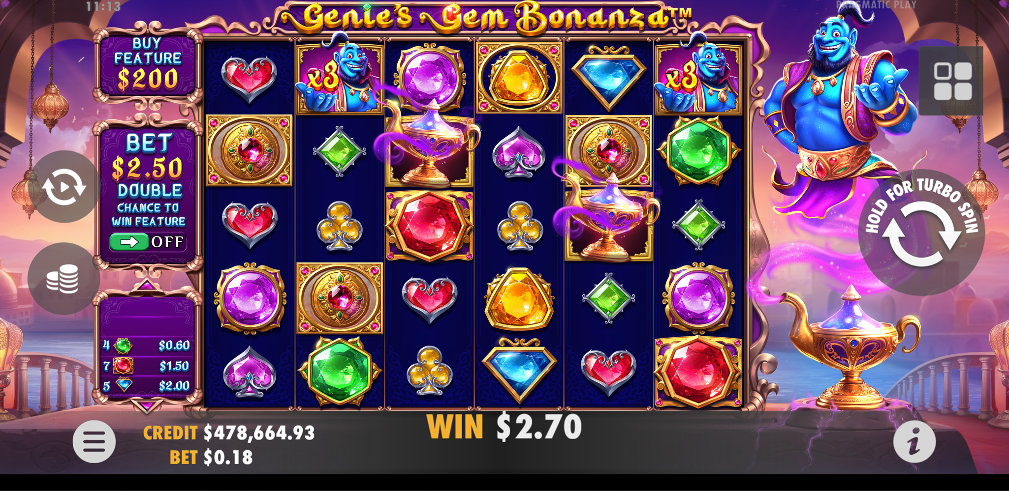 Genie's Gem Bonanza - Base game 6