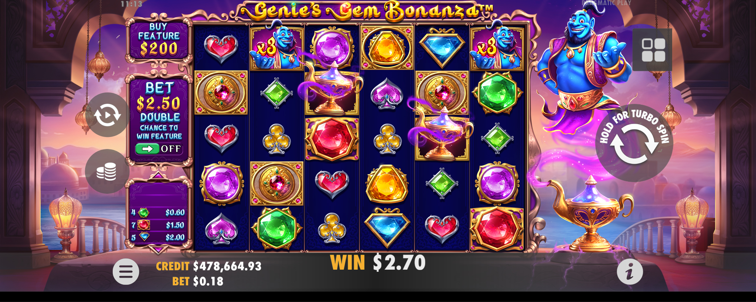 Genie's Gem Bonanza - Base game 5
