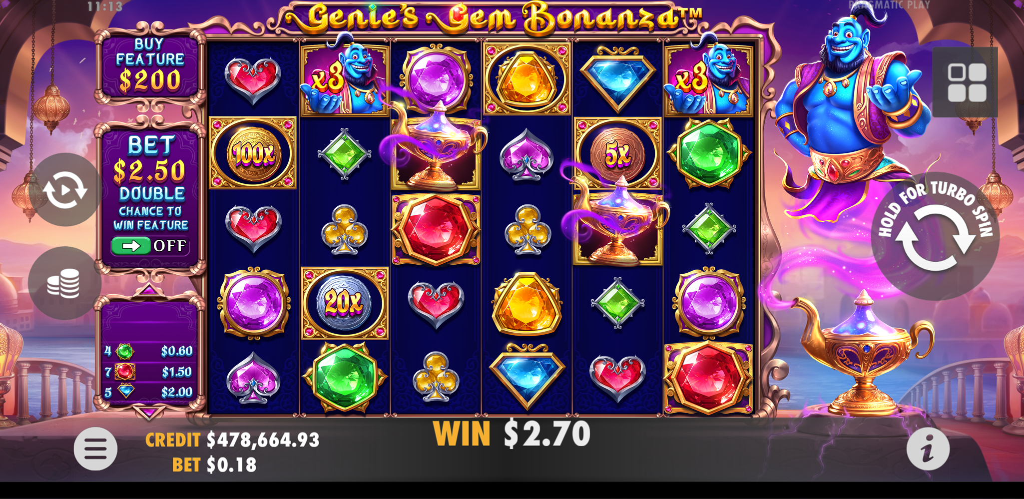 Genie's Gem Bonanza - Base game 8