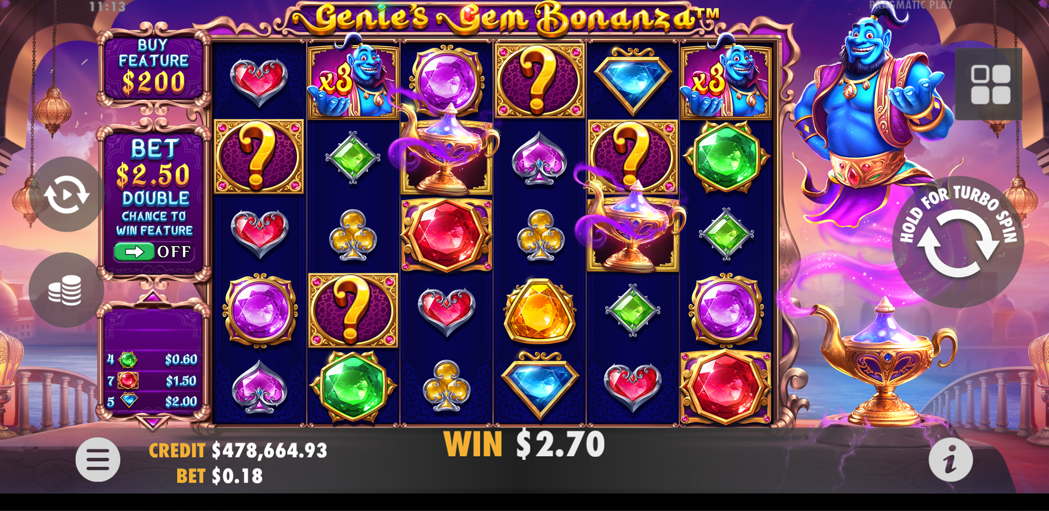 Genie's Gem Bonanza - Base game 7