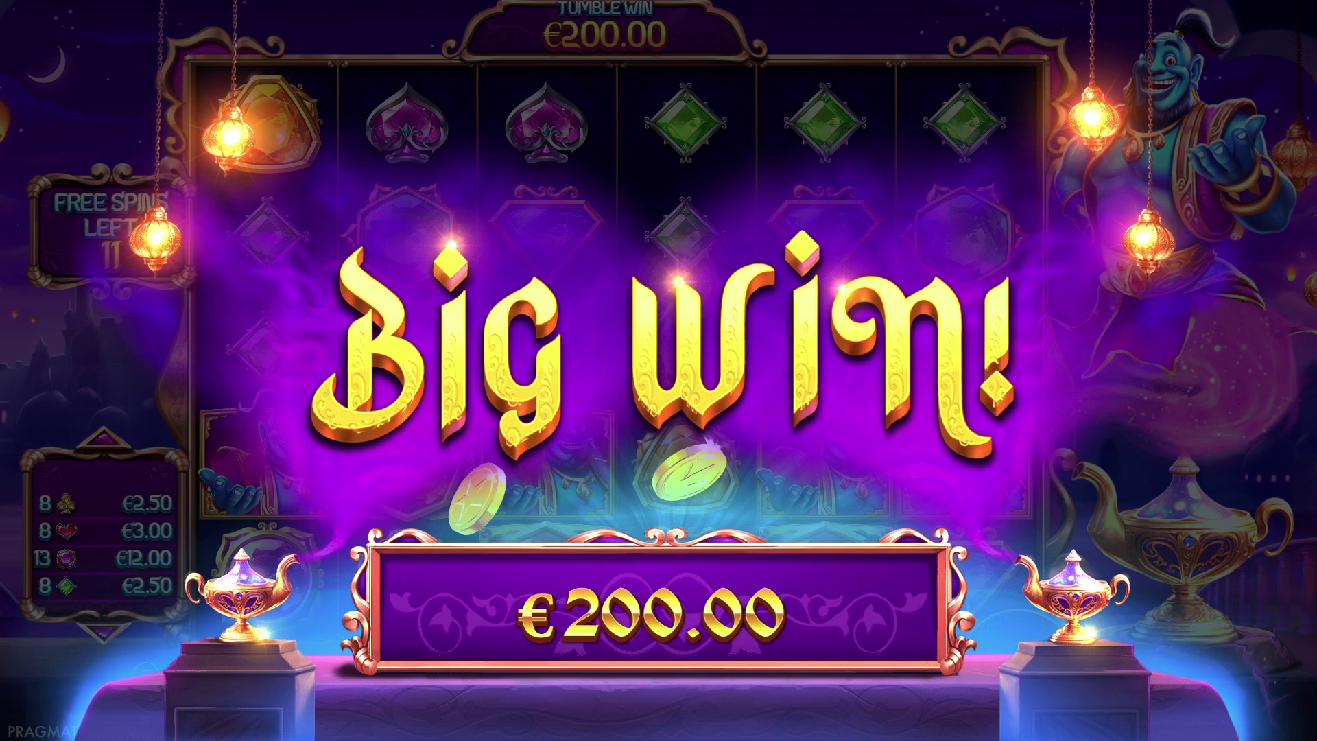 Genie's Gem Bonanza - Big win 1
