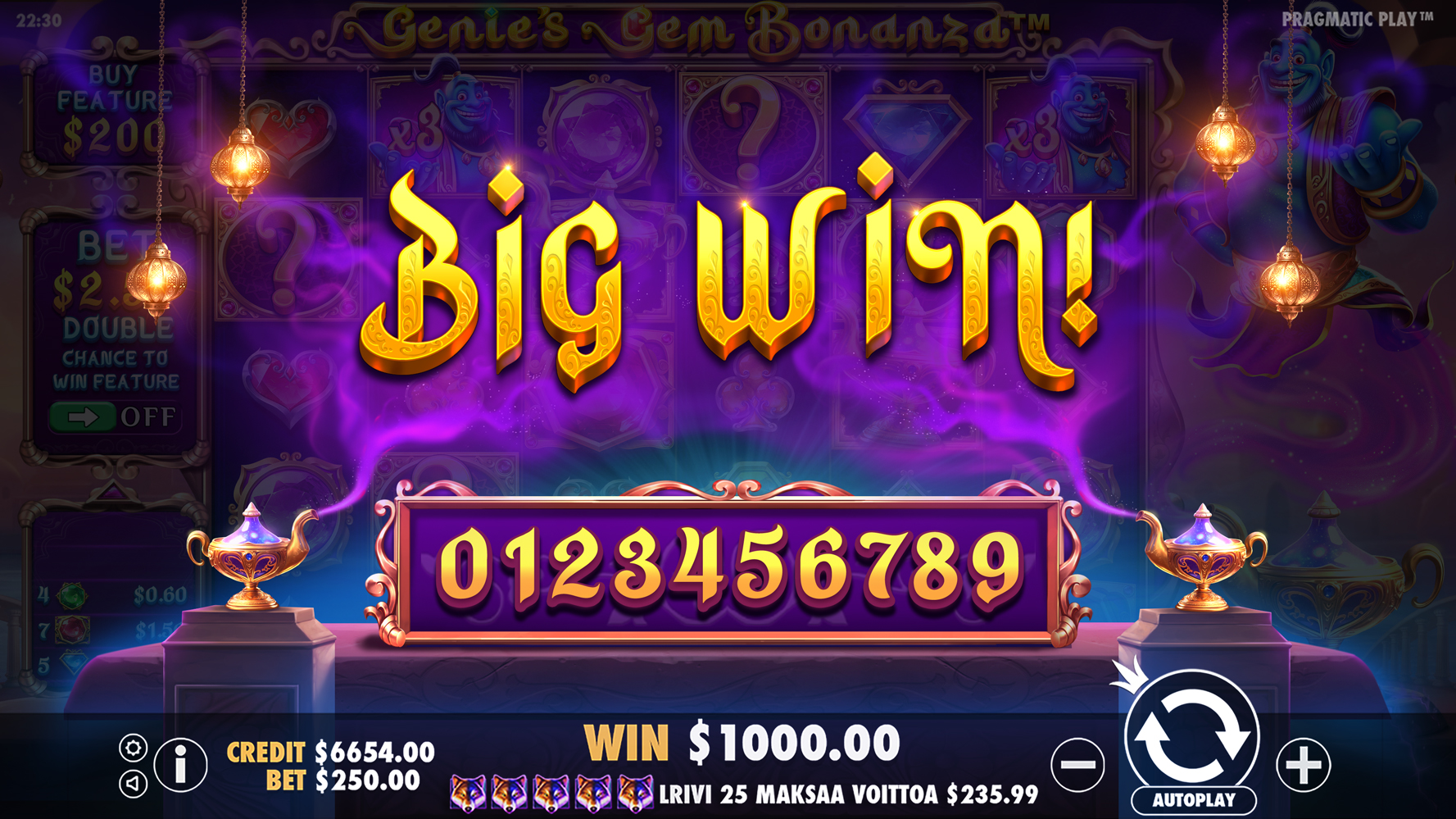 Genie's Gem Bonanza - Big win 2