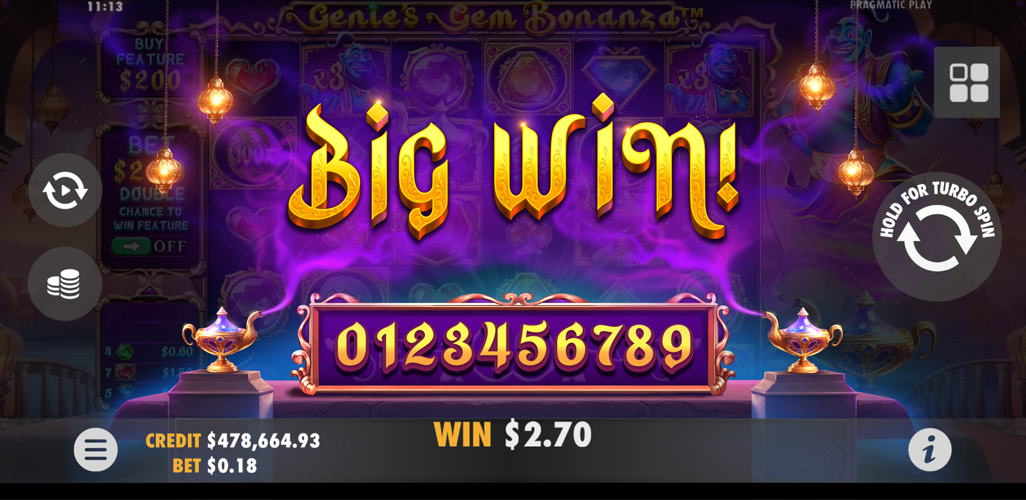 Genie's Gem Bonanza - Big win 4