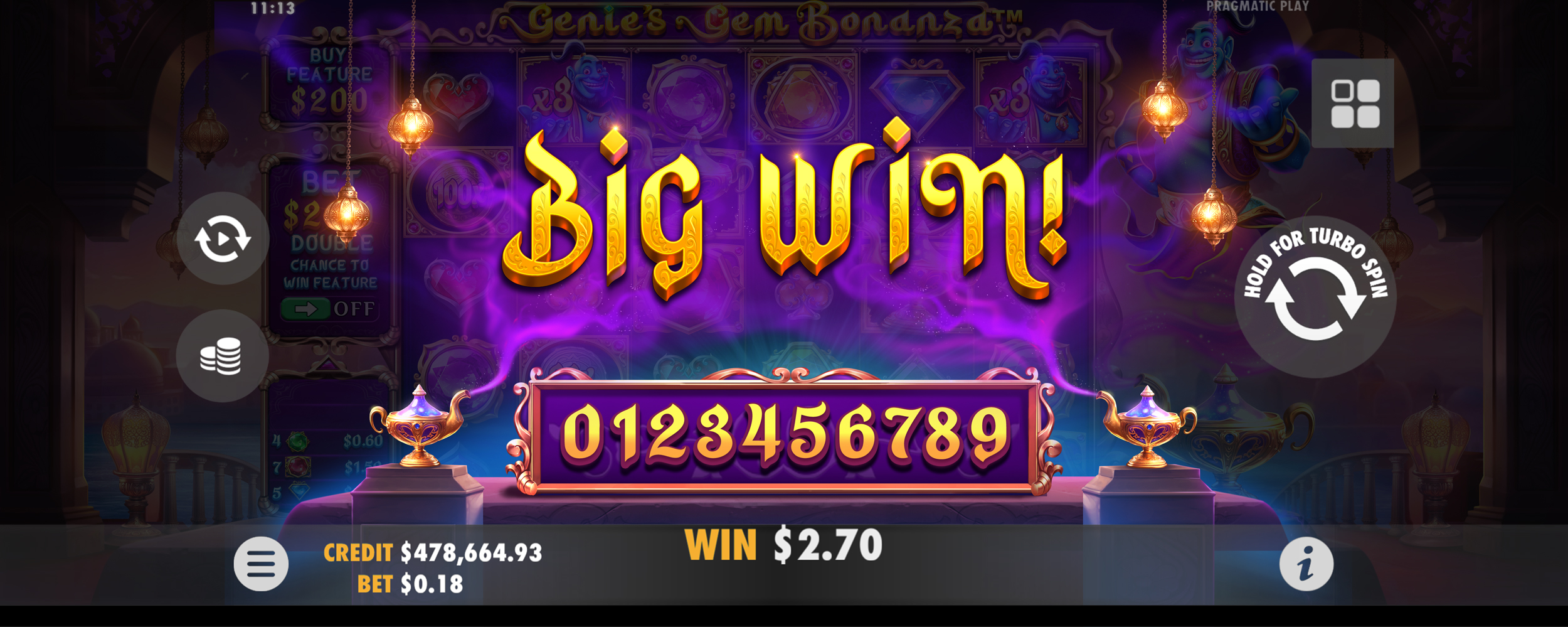 Genie's Gem Bonanza - Big win 3