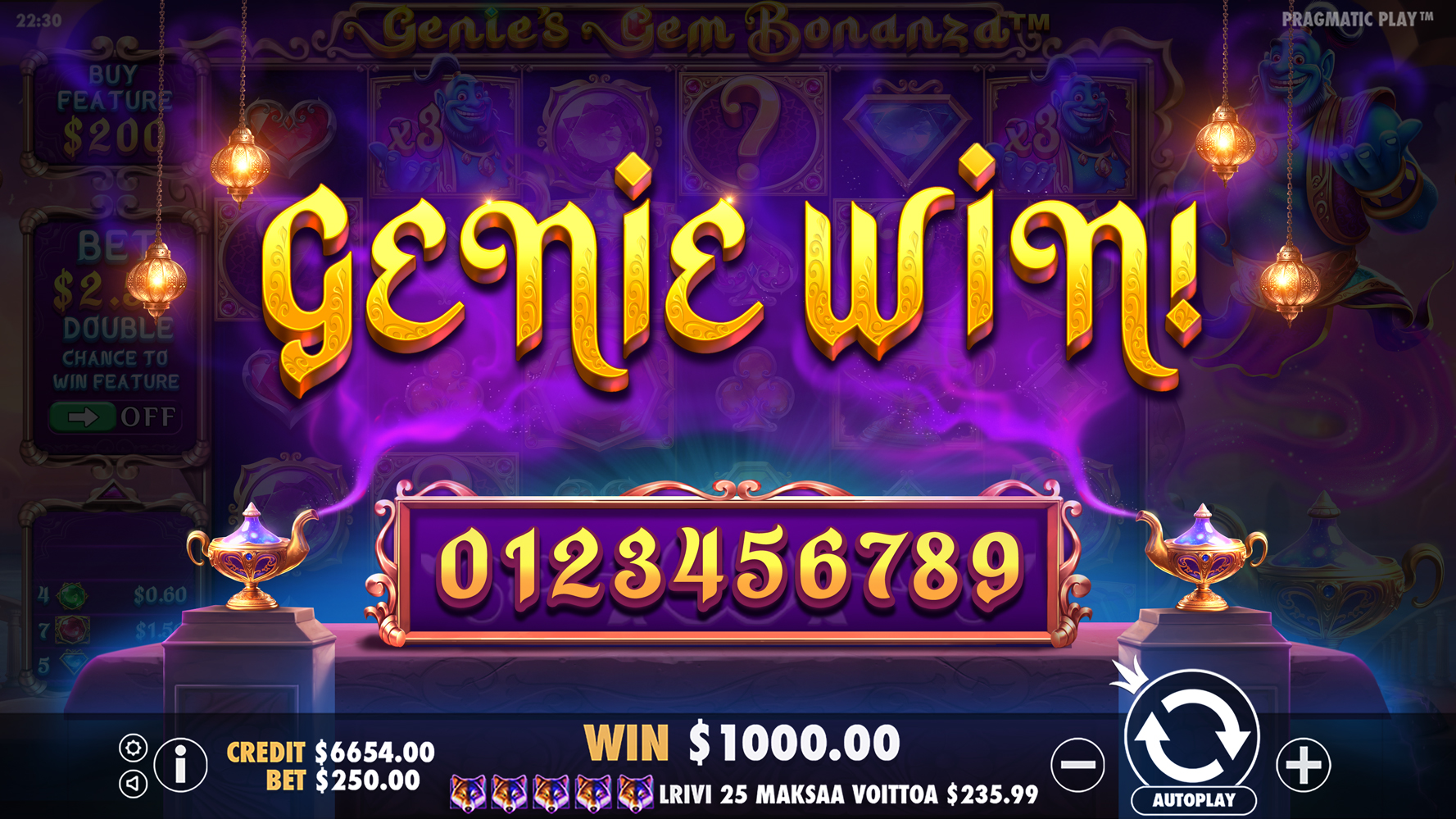 Genie's Gem Bonanza - Big win 8