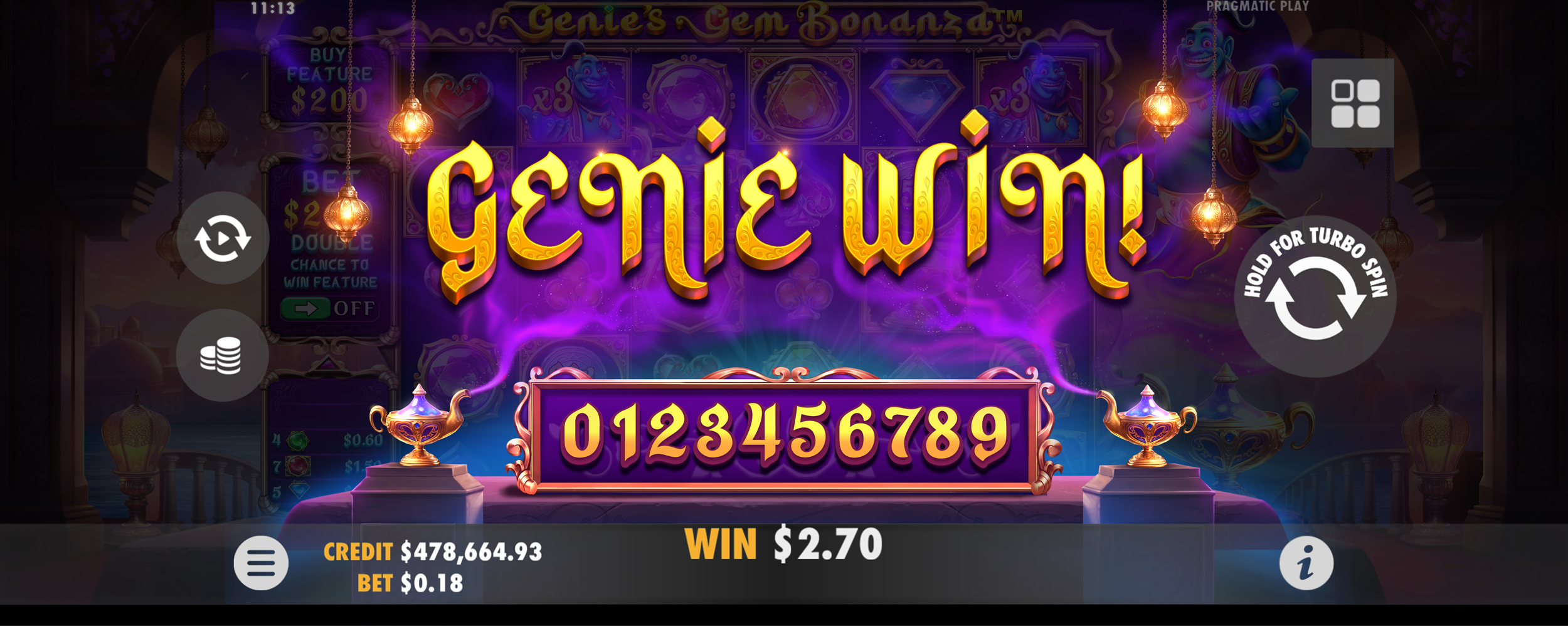 Genie's Gem Bonanza - Big win 9