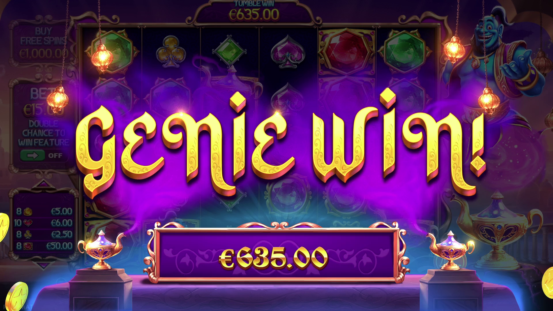 Genie's Gem Bonanza - Big win 15