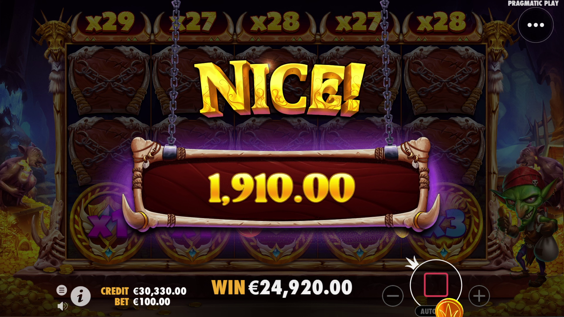 Goblin Heist Powernudge - Big win 1