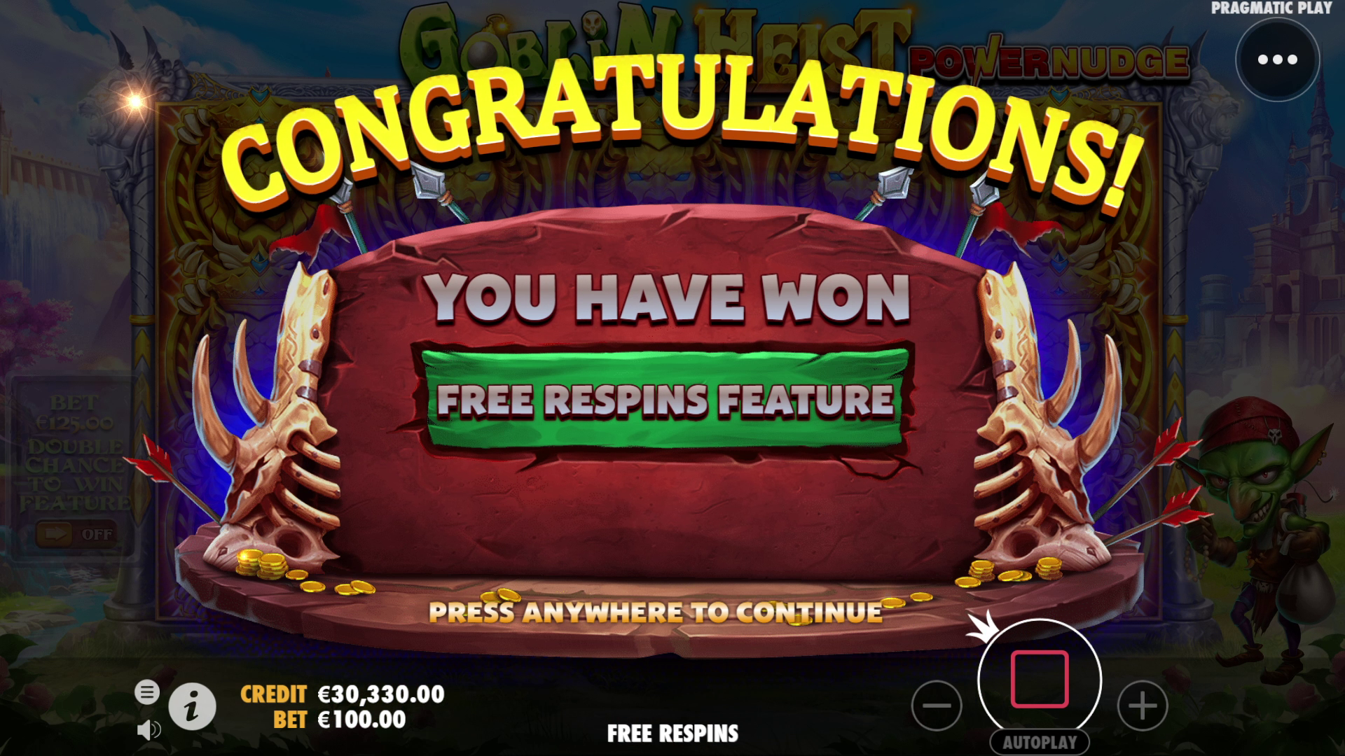 Goblin Heist Powernudge - Free spins 2