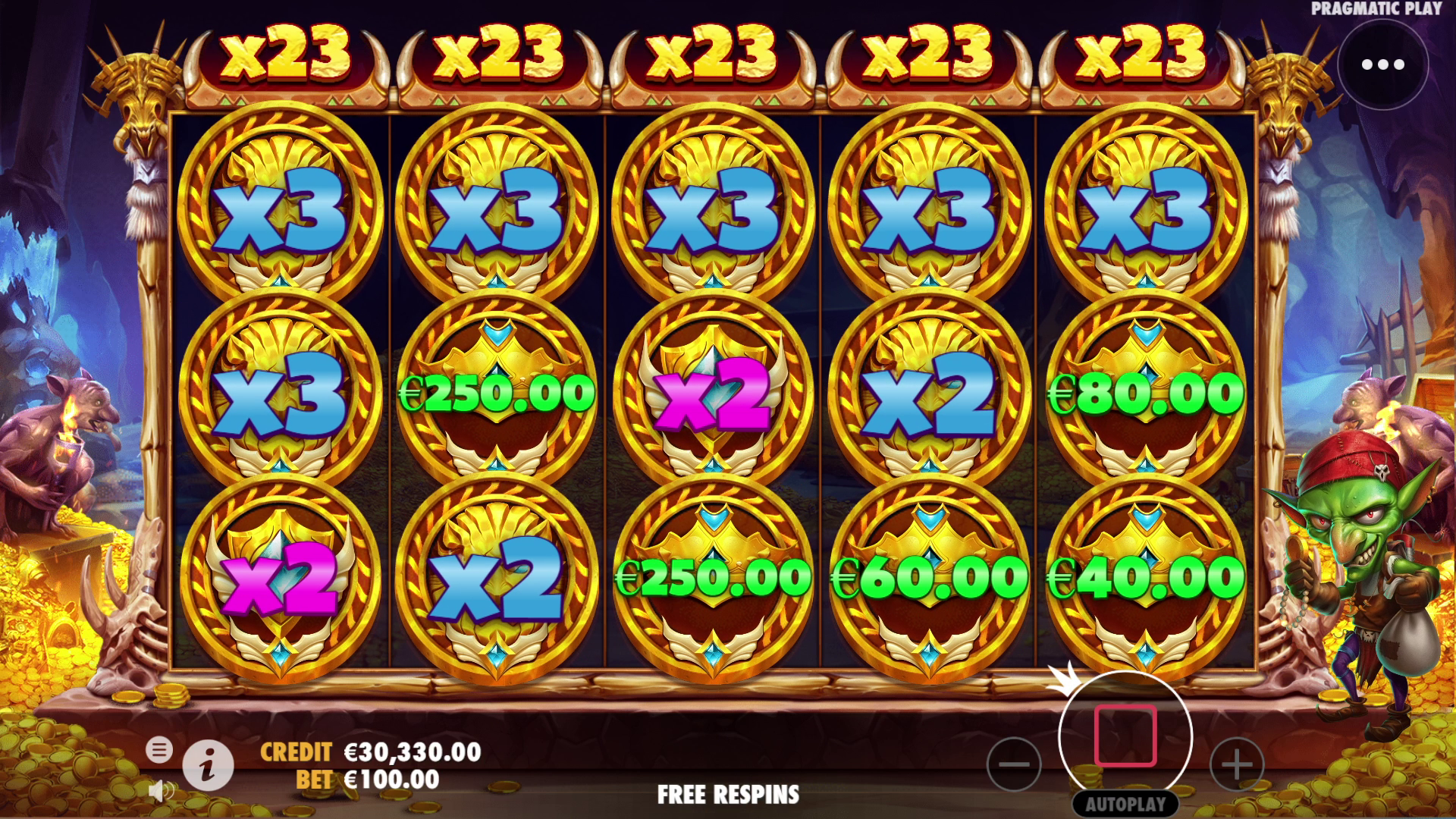 Goblin Heist Powernudge - Free spins 3