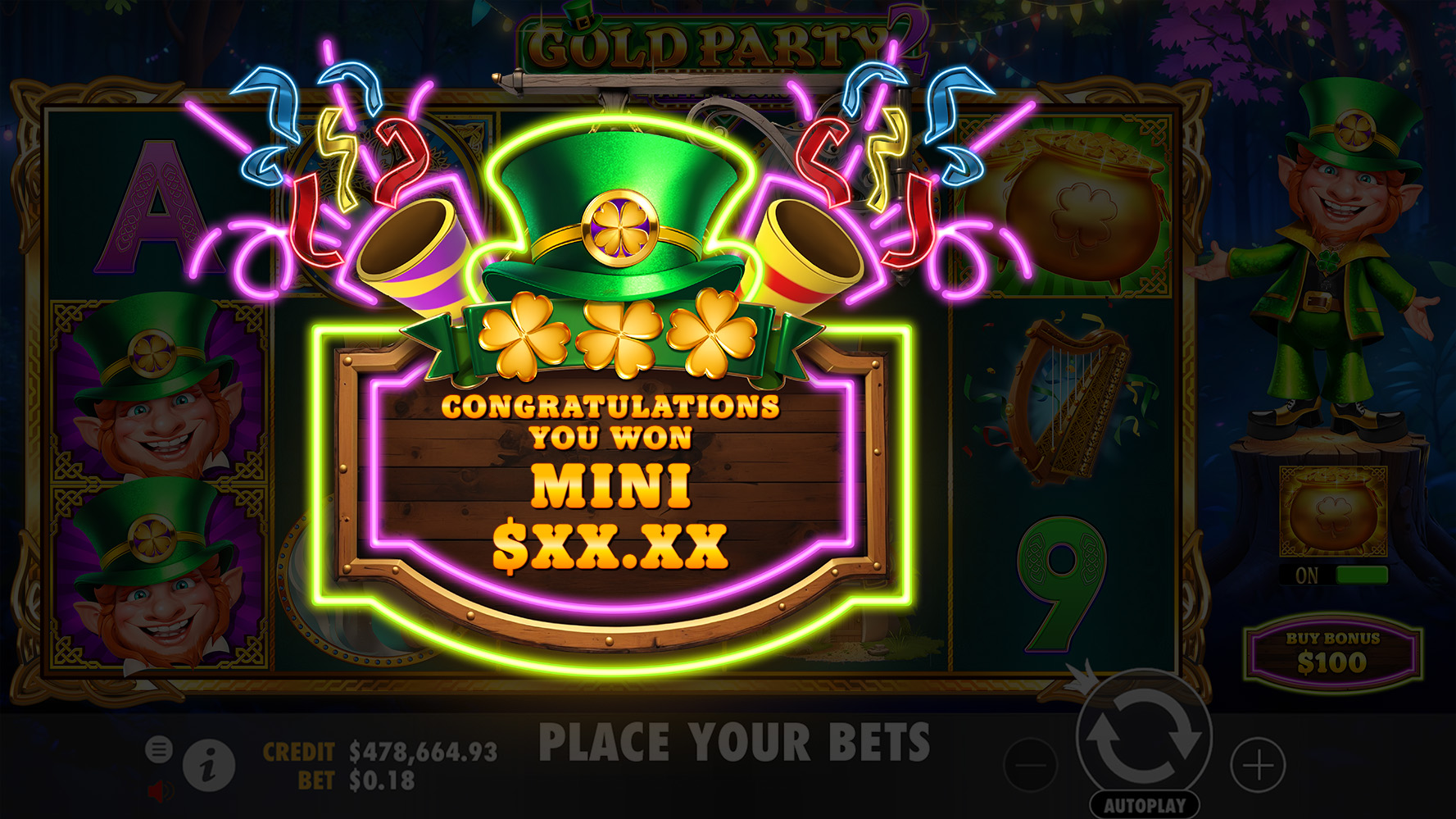 Gold Party 2: After Hours - Big win 10
