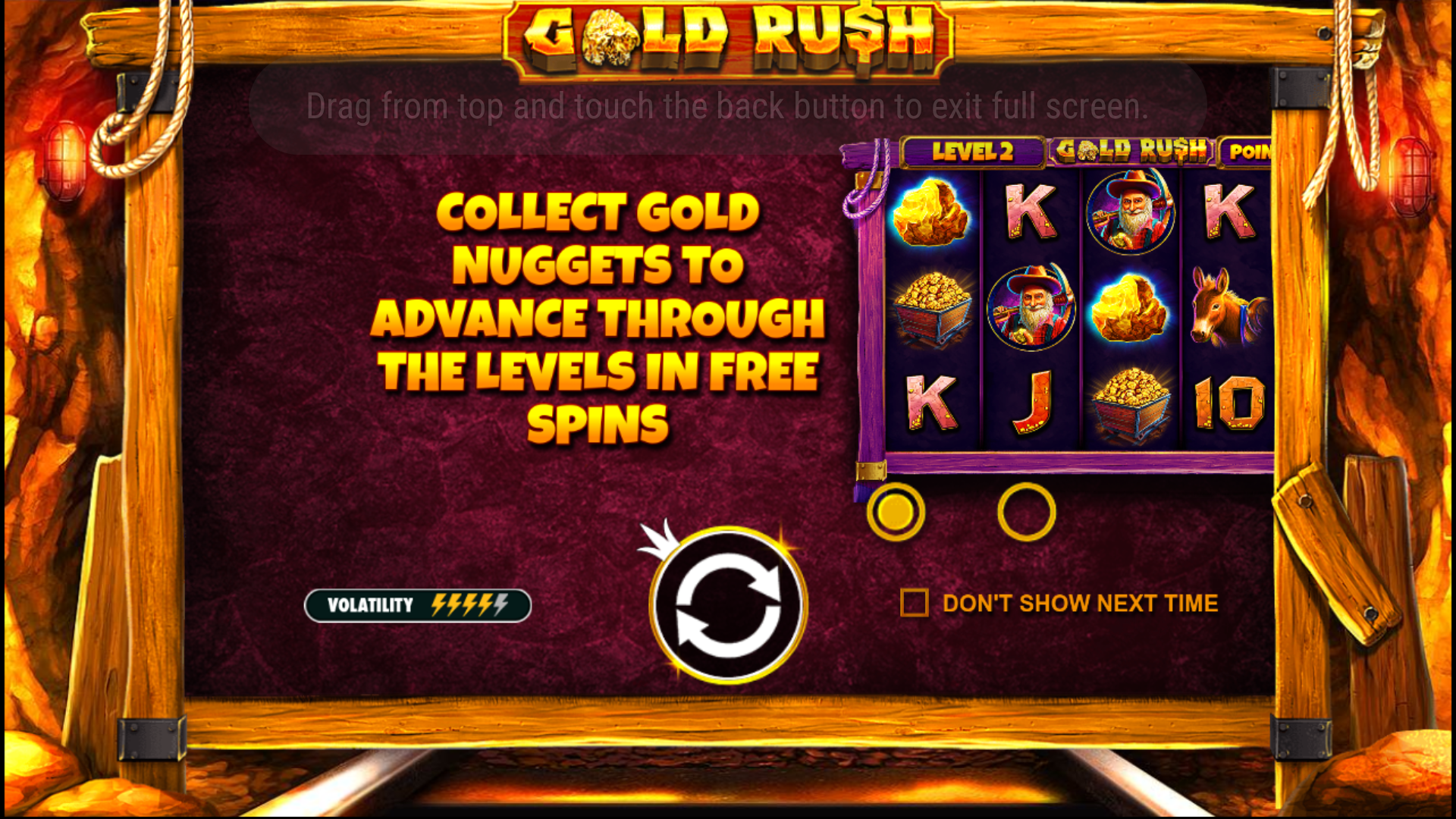 Gold Rush - Free spins 3