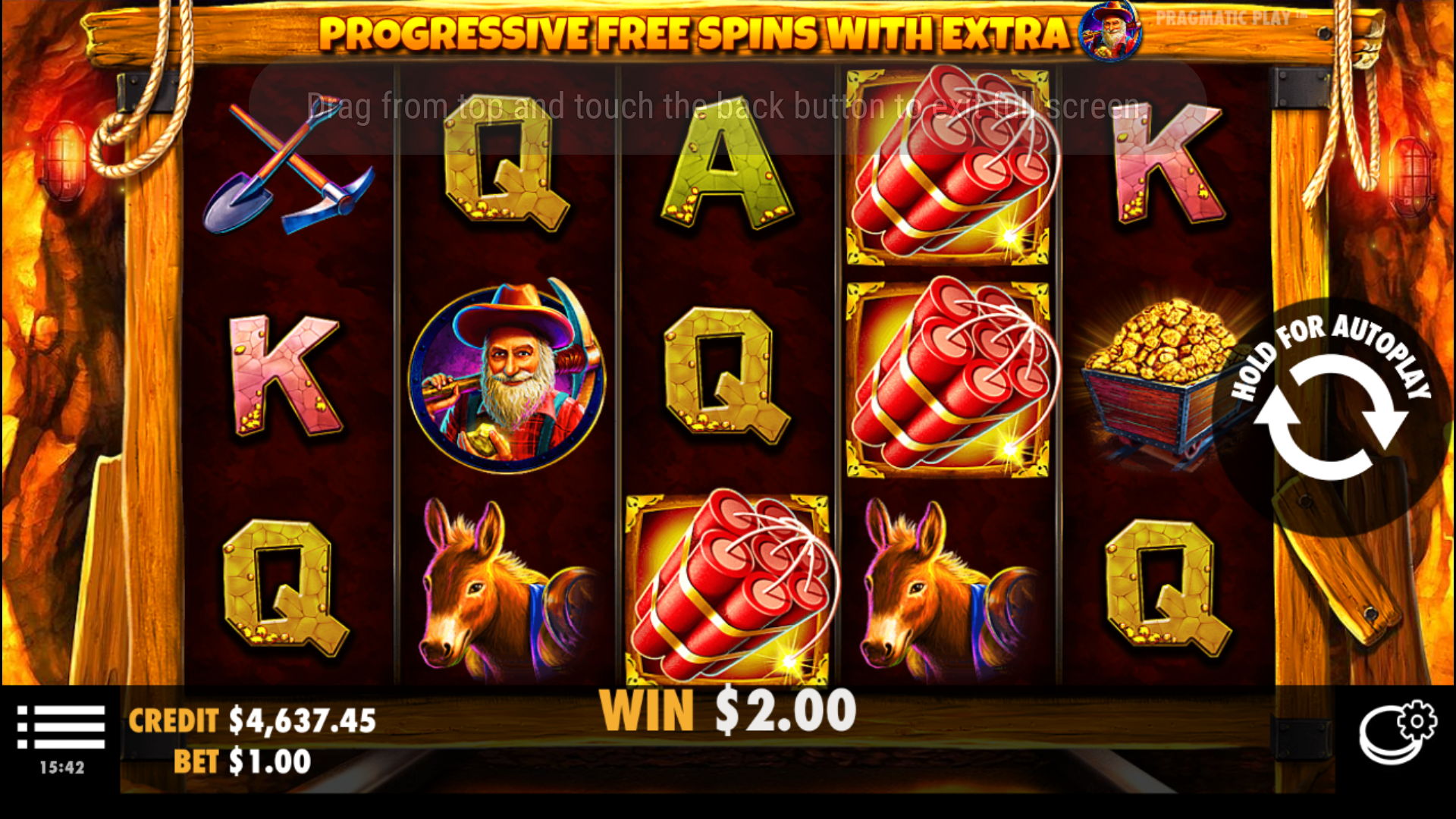 Gold Rush - Free spins 5
