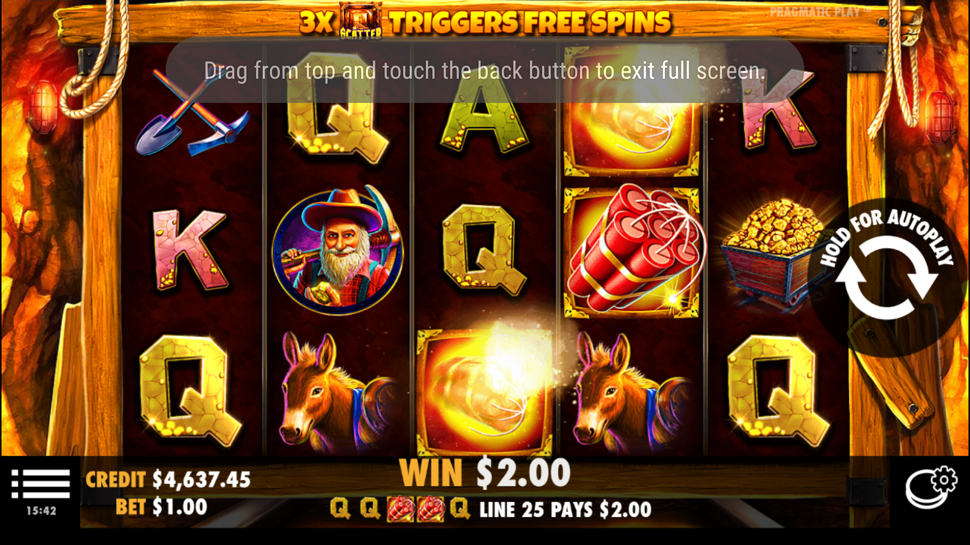 Gold Rush - Free spins 6