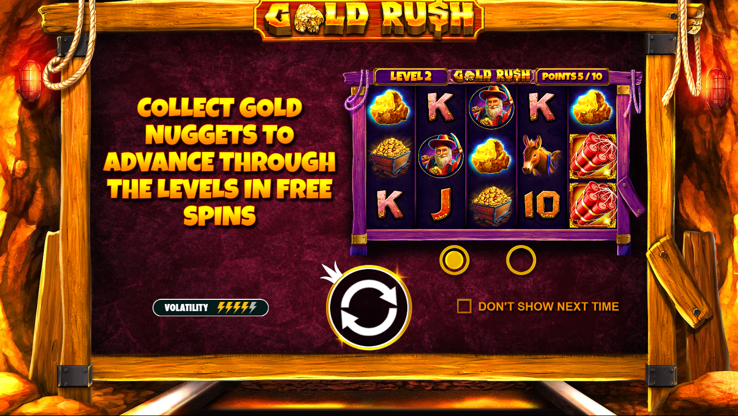 Gold Rush - Free spins 8