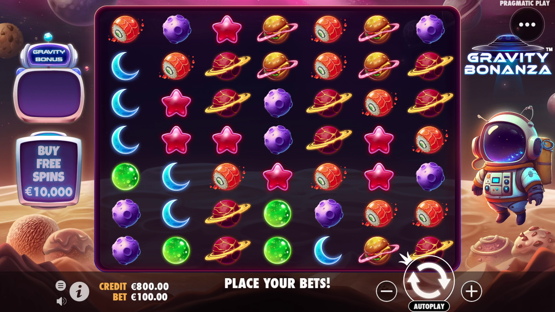 Gravity Bonanza - Base game