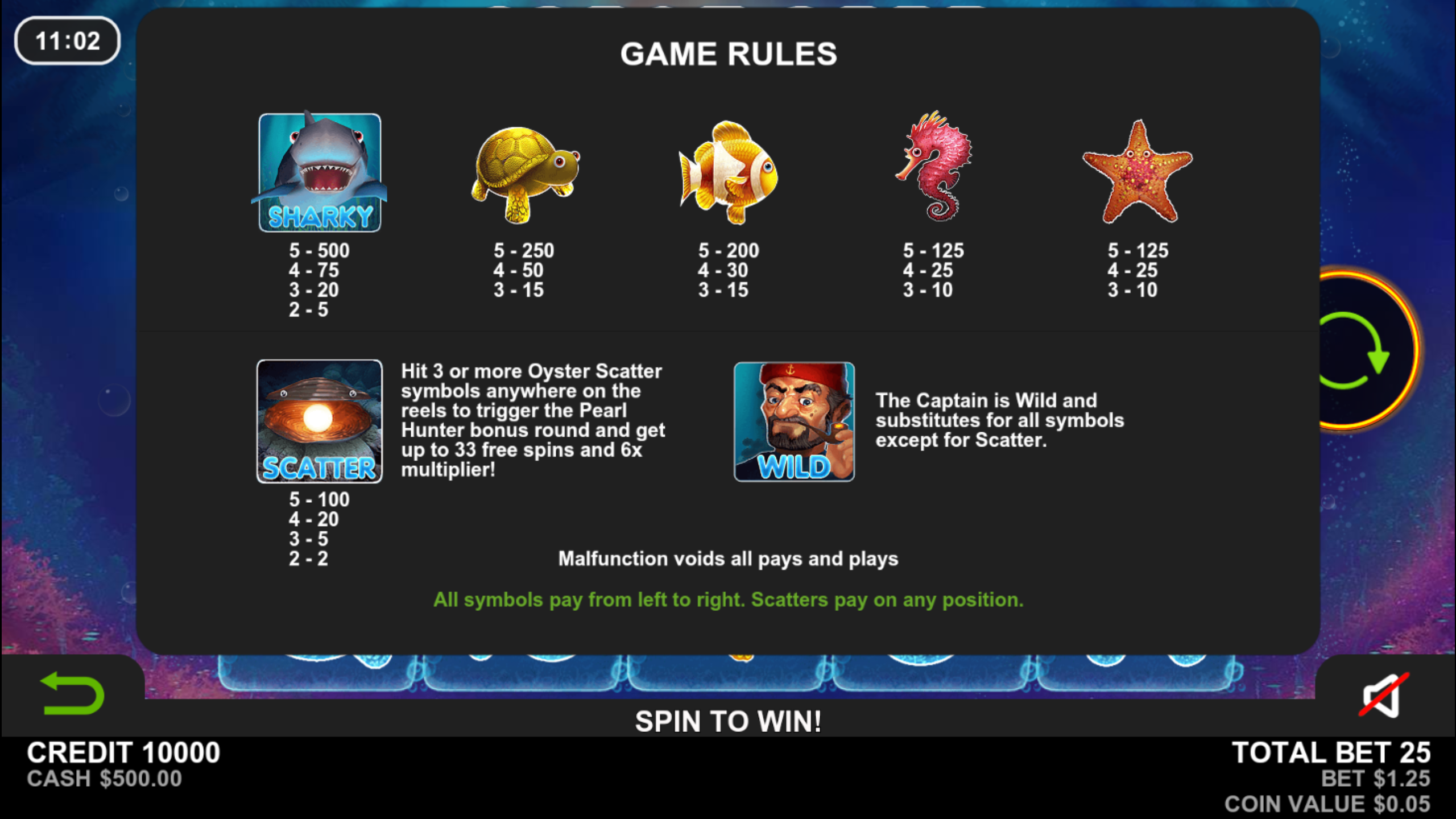 Great Reef - Game rules 1