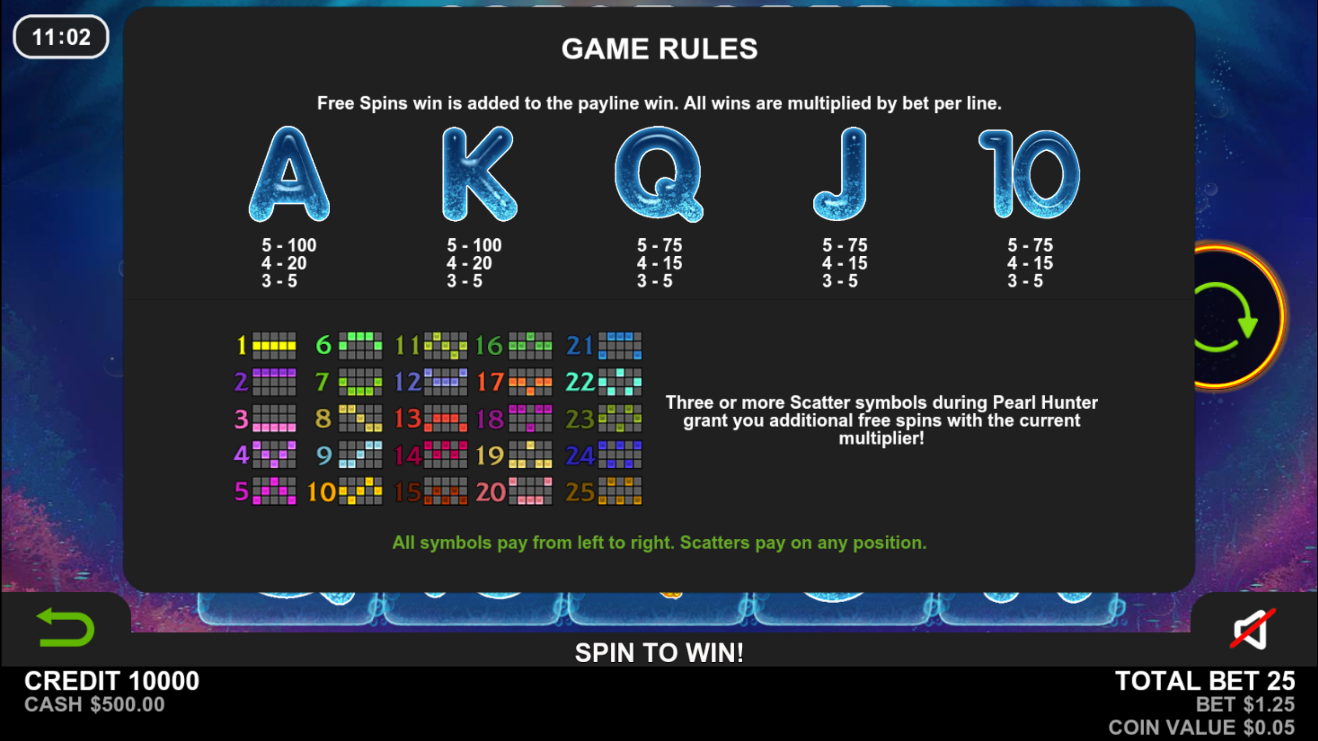 Great Reef - Game rules 2