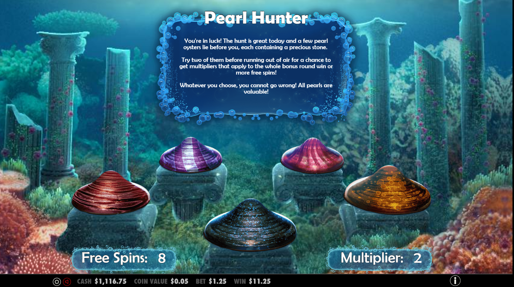 Great Reef - Free spins 3