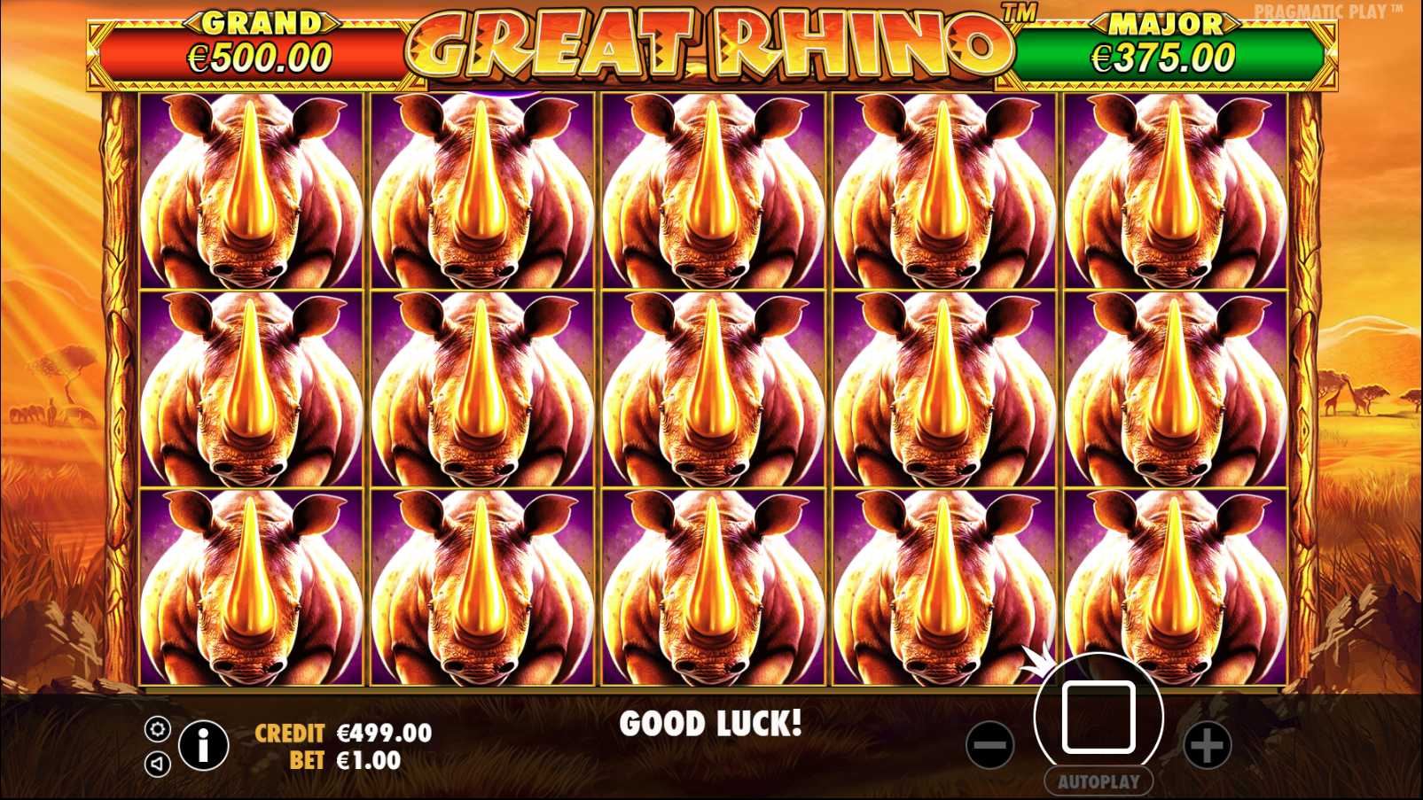 Great Rhino - Big win 1