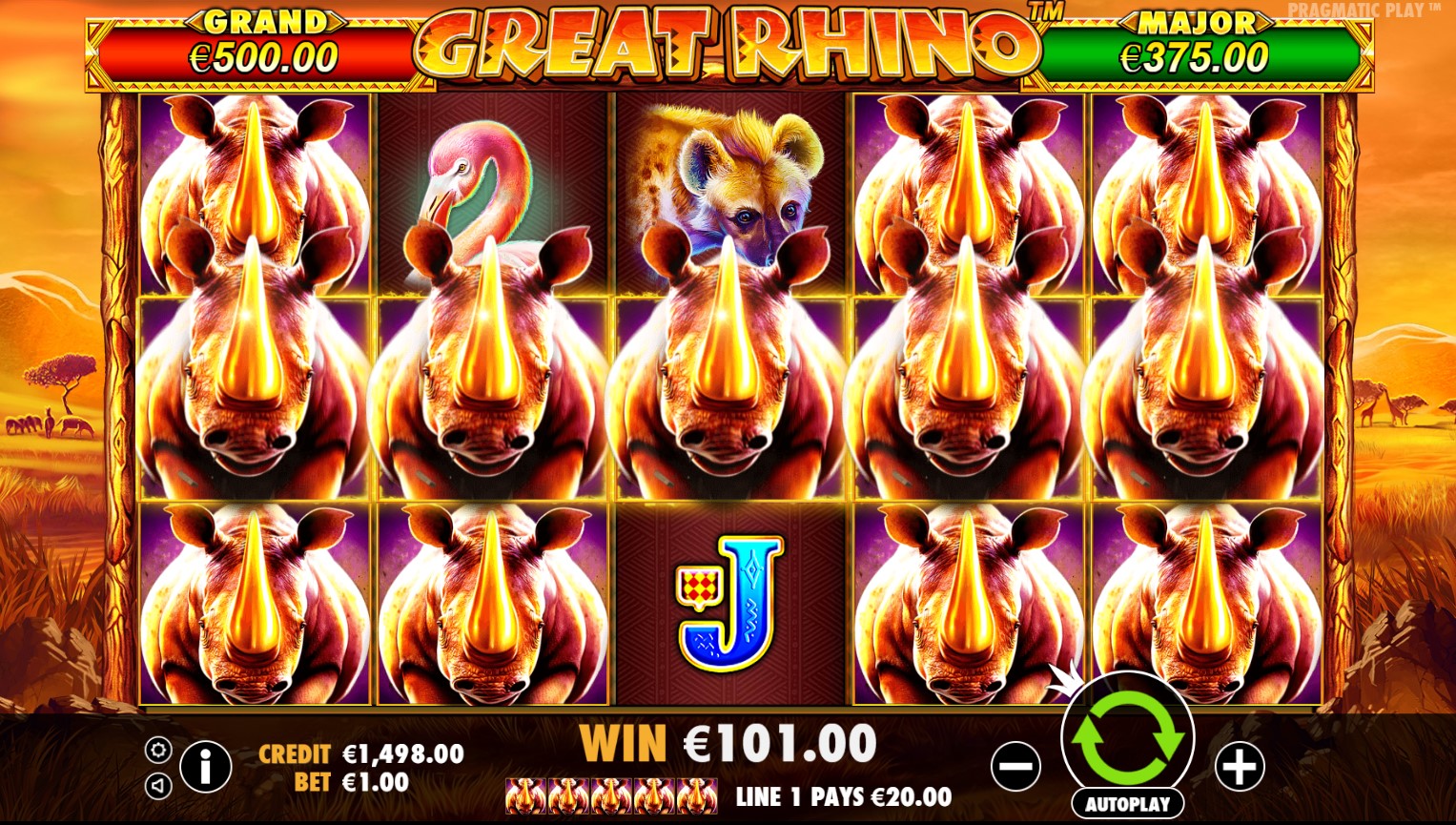 Great Rhino - Big win 2