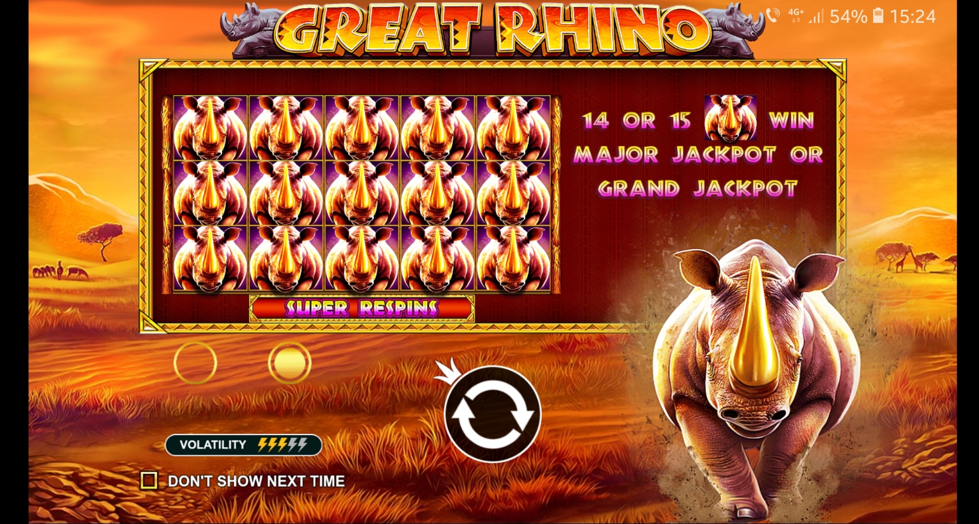 Great Rhino - Free spins 2
