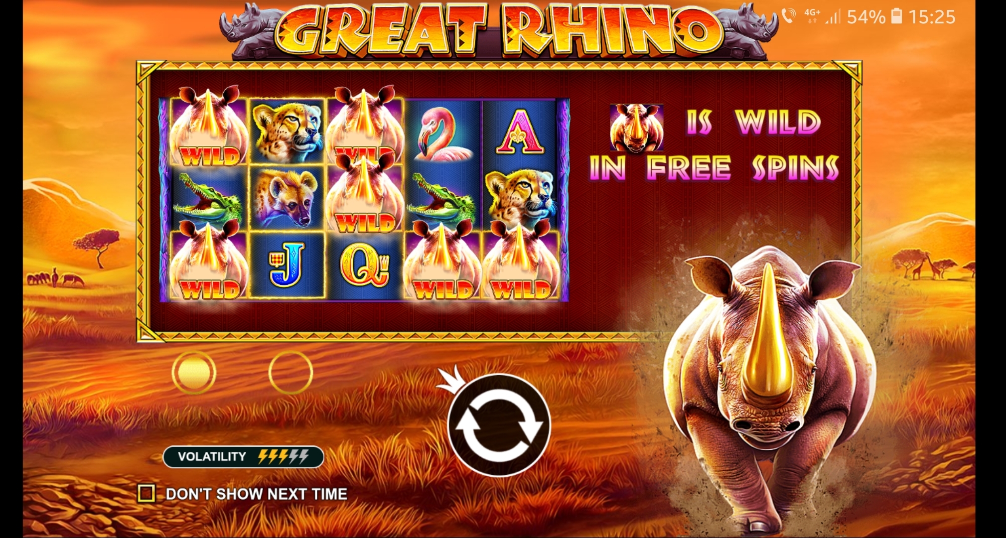 Great Rhino - Free spins 3