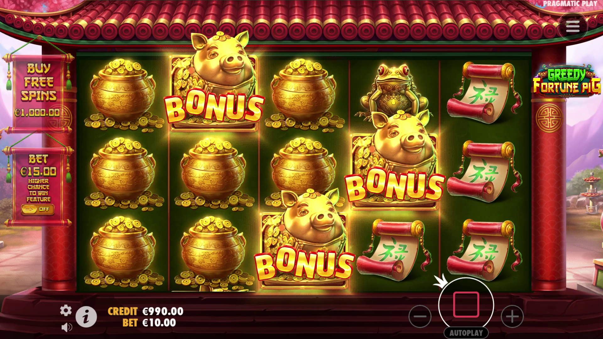 Greedy Fortune Pig - Free spins 1