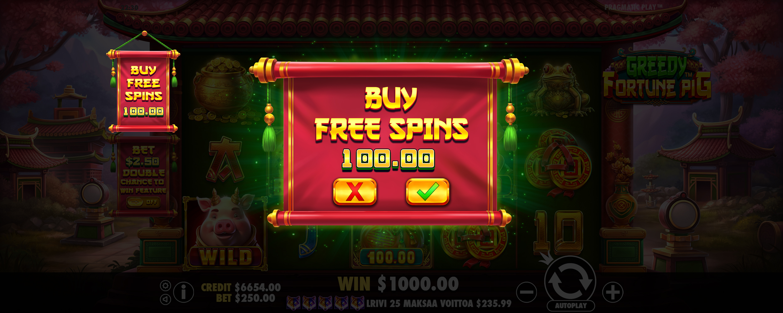 Greedy Fortune Pig - Buy bonus 1